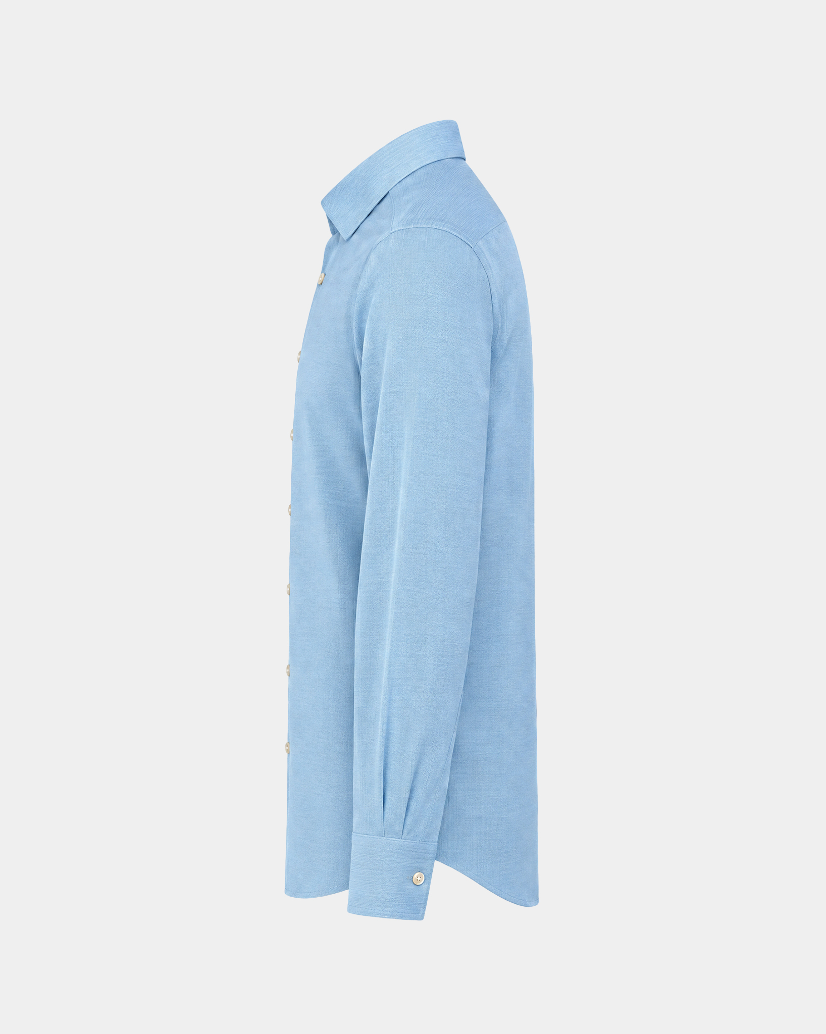 MulberrySilk™ Prestige Comfort Stretch Shirt - Sicilian Blue