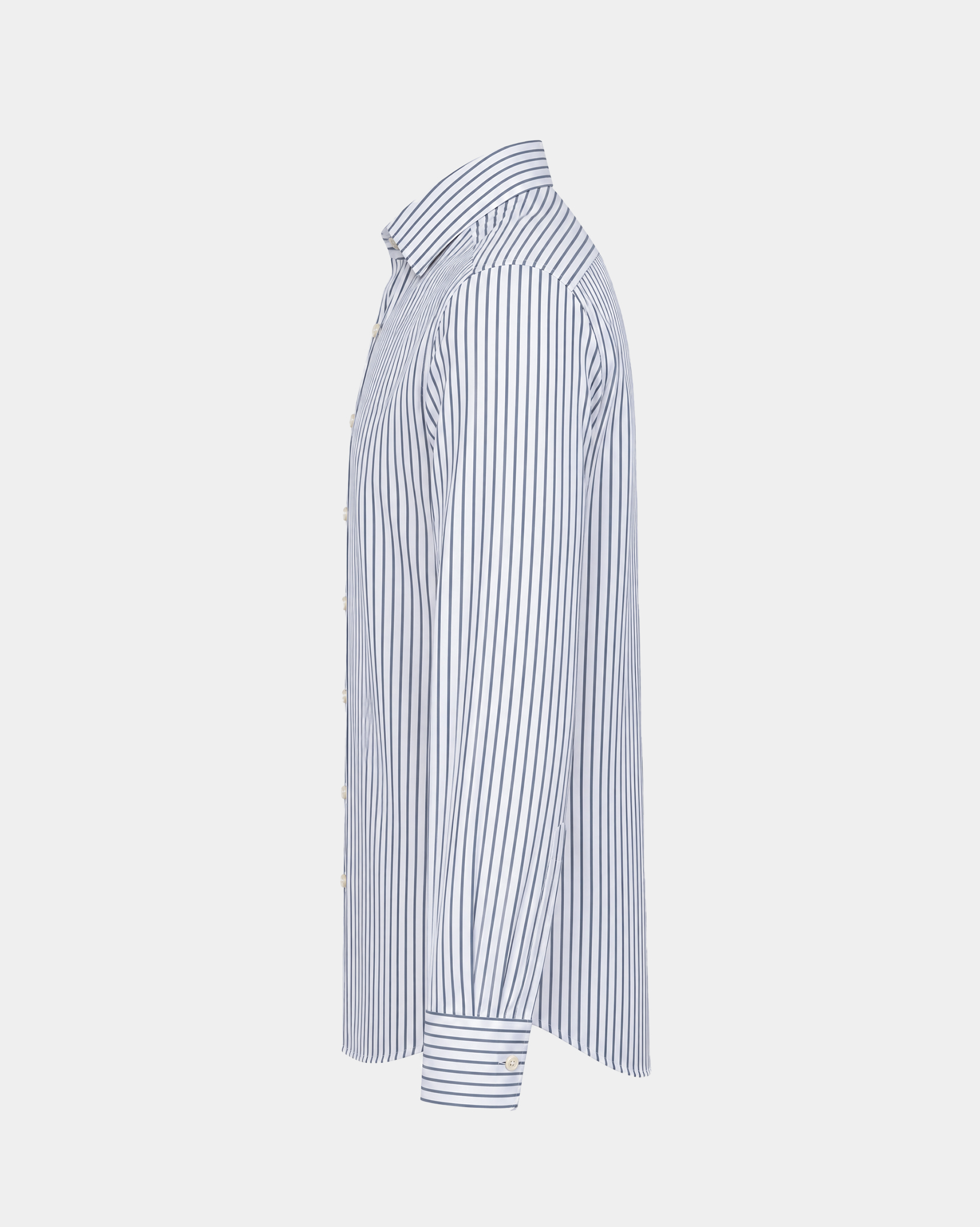 Prestige WarmTech Stretch Dress Shirt - Azure Blue Stripe