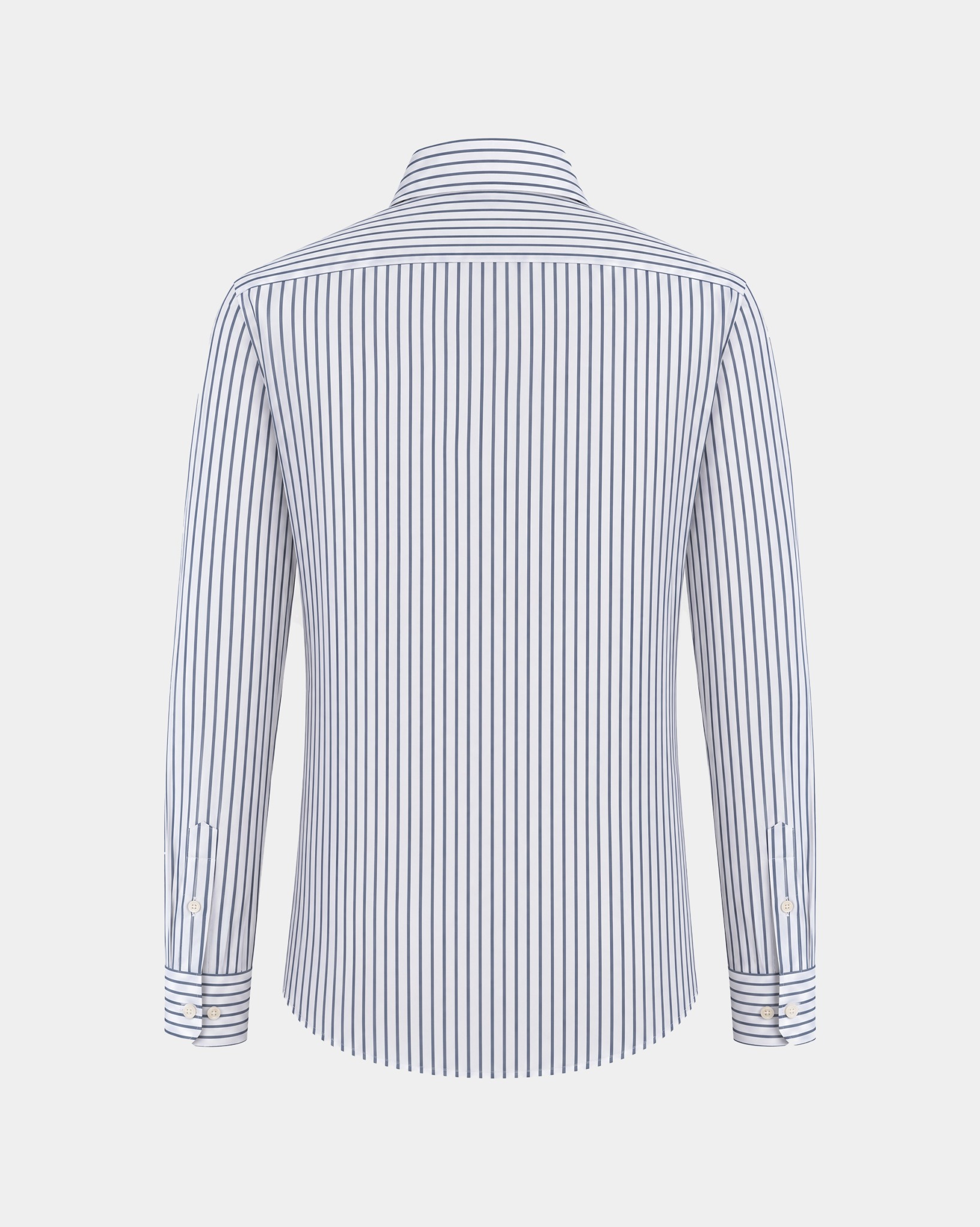 Prestige WarmTech Stretch Dress Shirt - Azure Blue Stripe