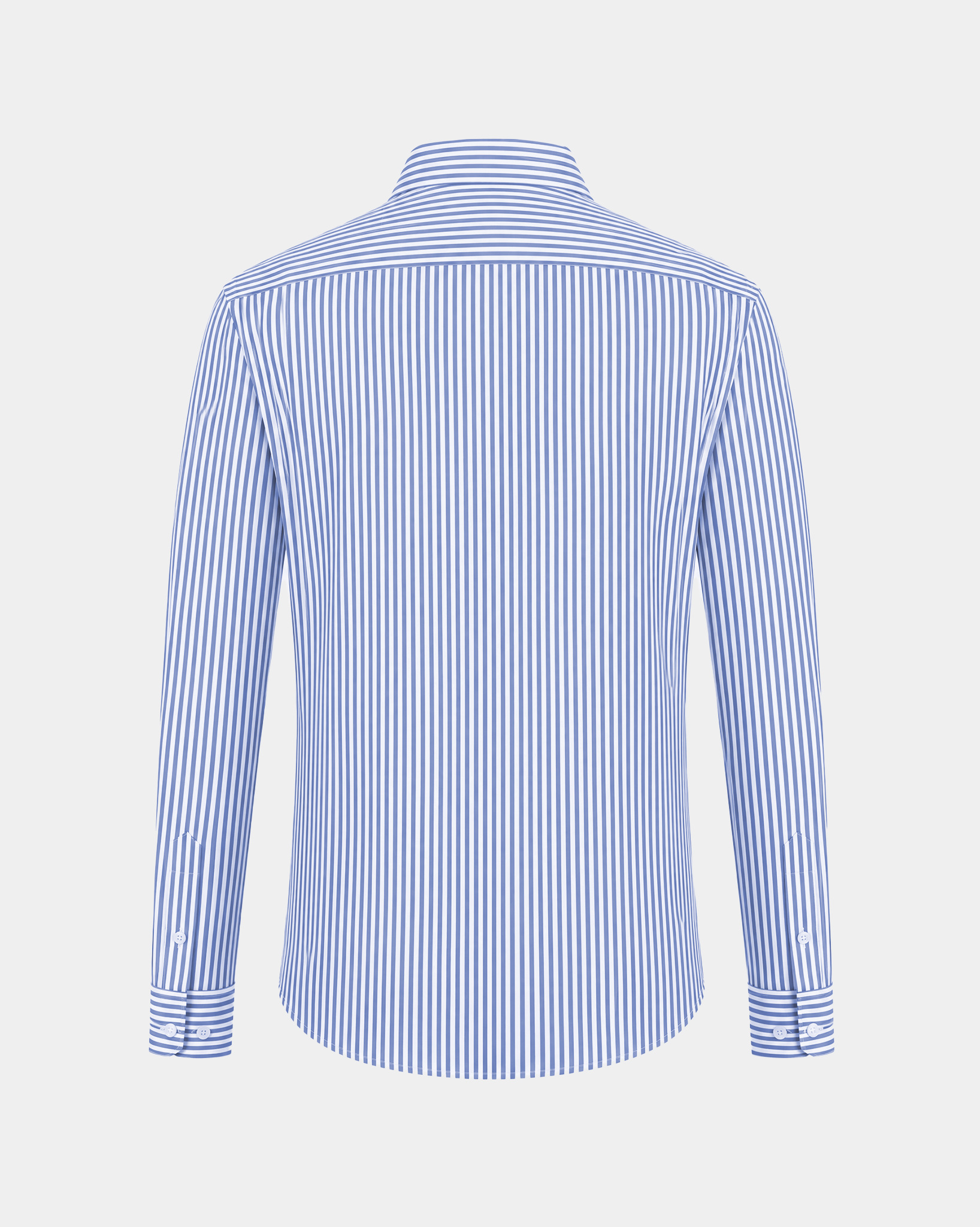 Prestige WarmTech Stretch Dress Shirt - Sky Blue Stripe