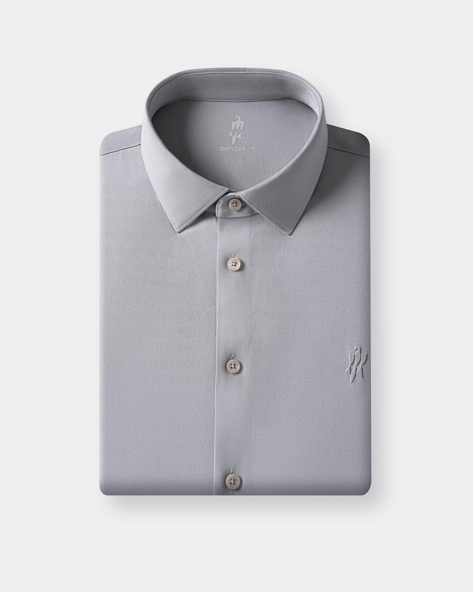PimaCore™ Prestige Comfort Stretch Shirt - Silver Dragon Grey High