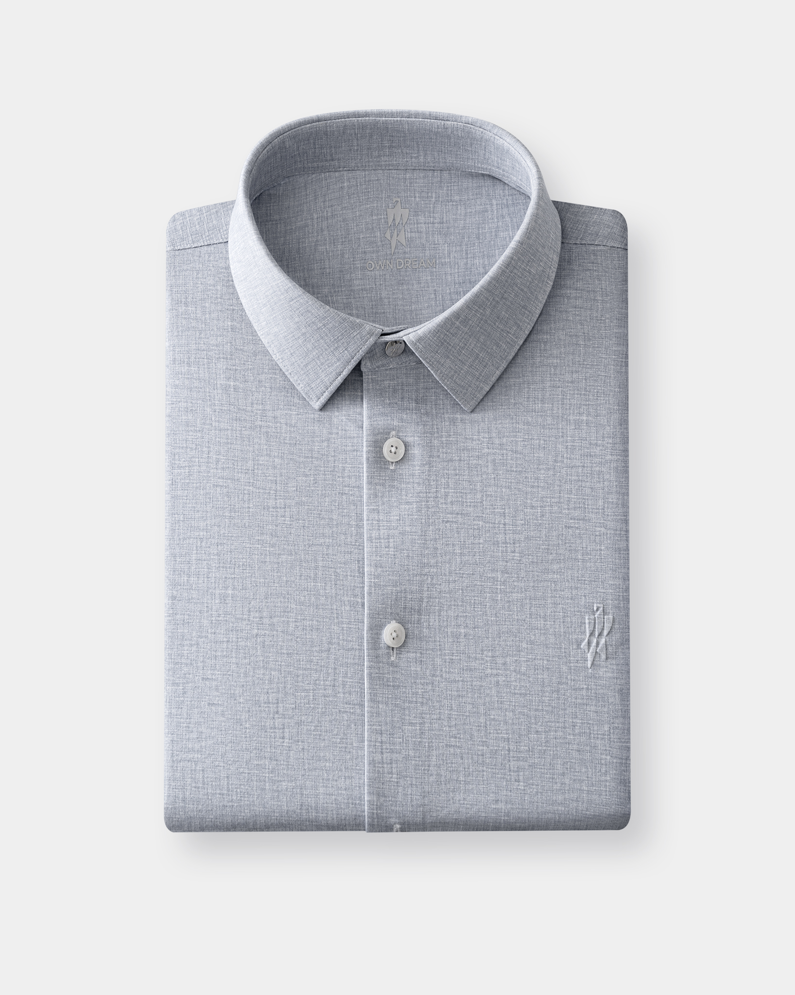 PimaCore™ Prestige Comfort Stretch Shirt - Moonrock Gray