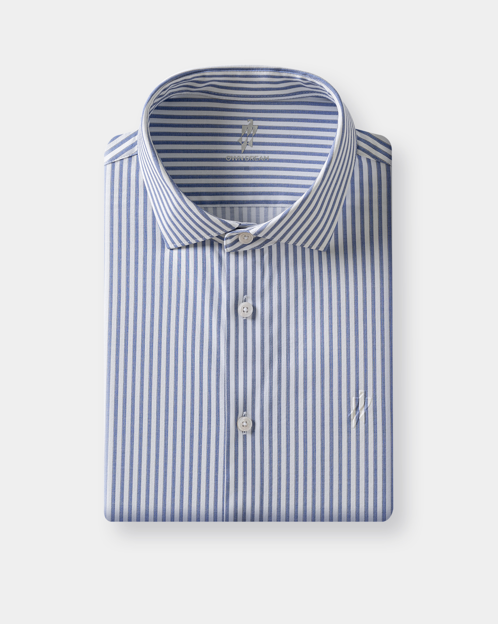PimaCore™ Prestige Comfort Stretch Shirt - Pamir Blue Stripe