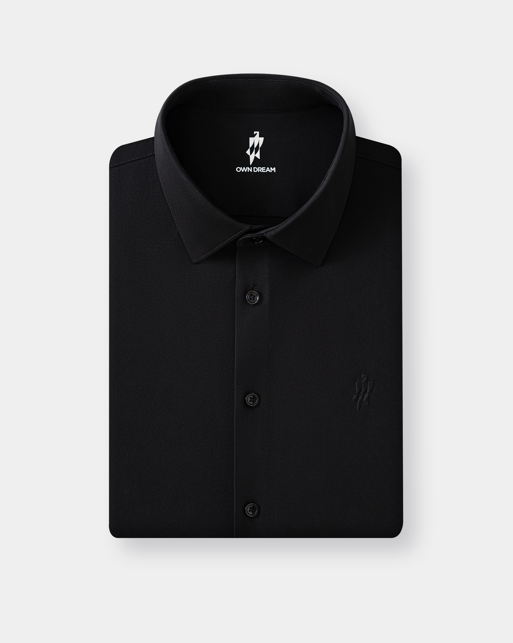 AirFlex Pro™ Prestige Comfort Stretch Shirt - Onyx Black