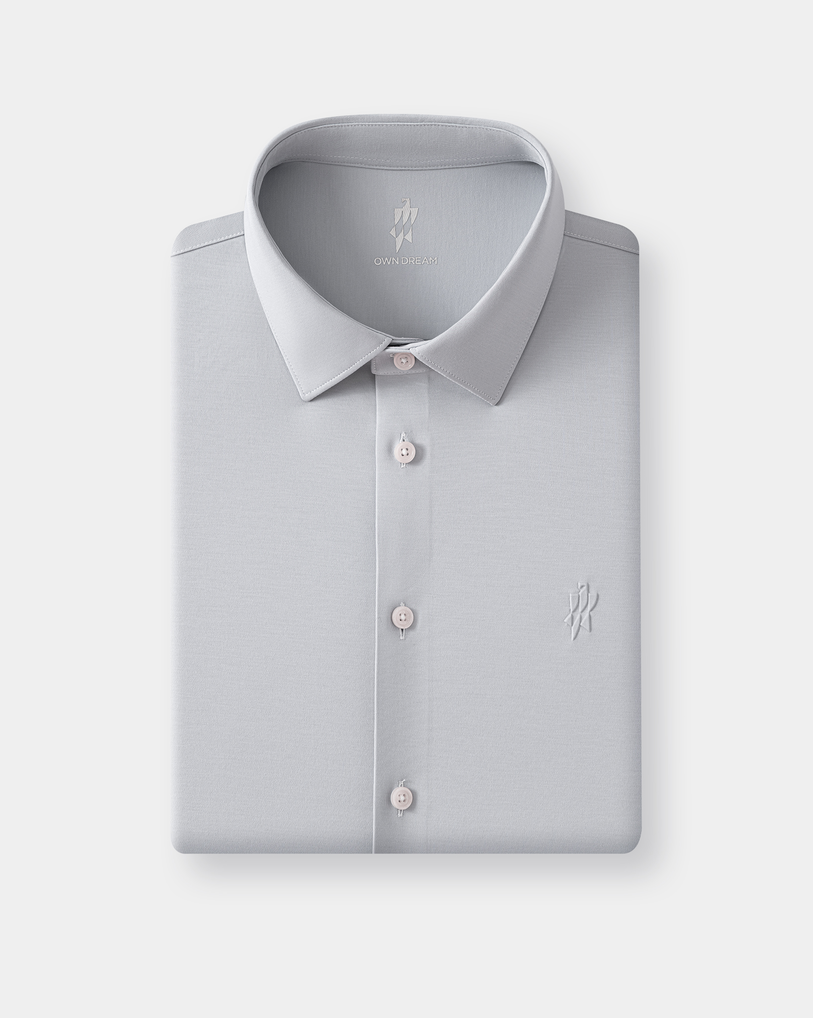 AirFlex Pro™ Prestige Comfort Stretch Shirt - Lunar Gray