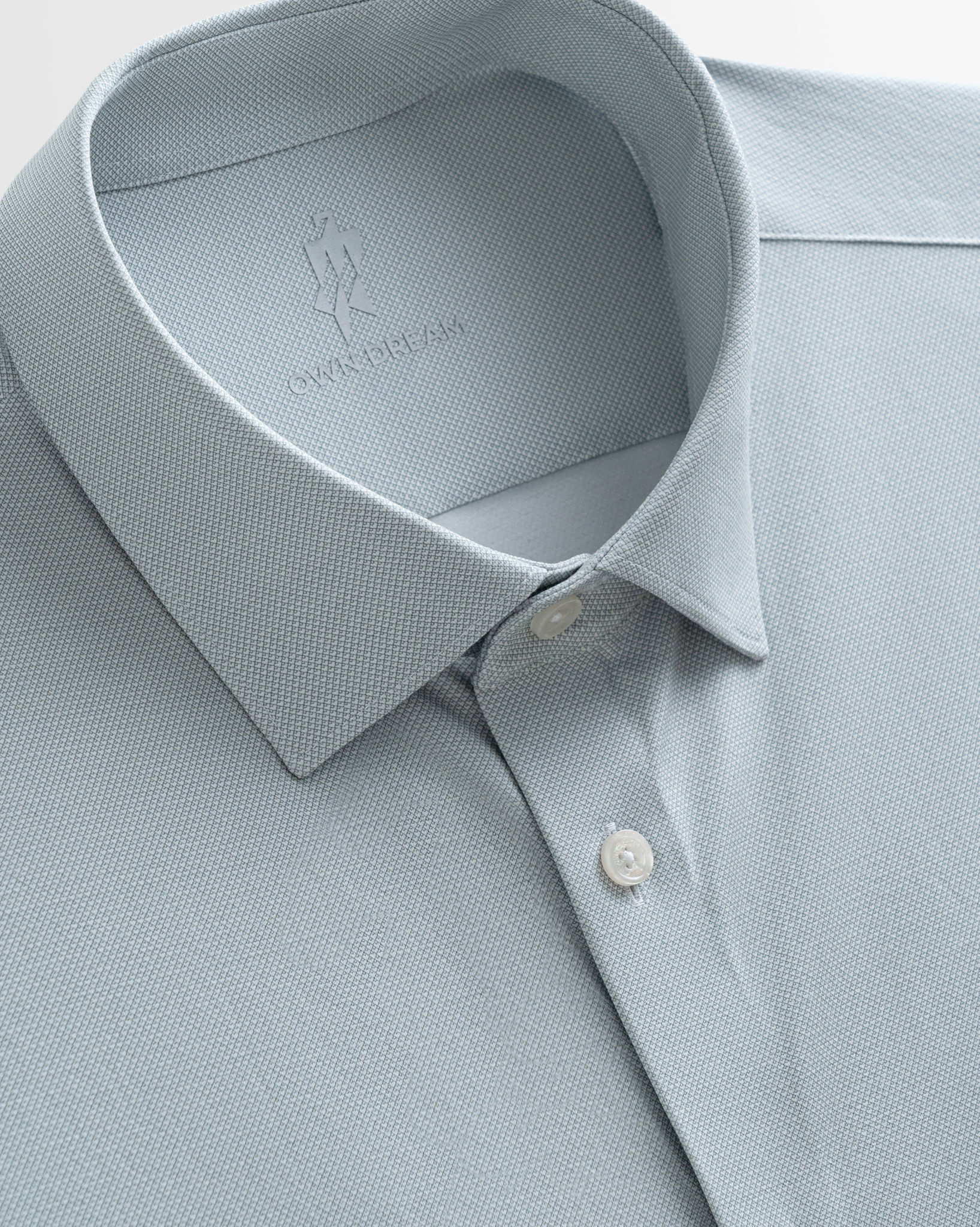 PimaCore™ Prestige Comfort Stretch Shirt - Frosted Moss Green