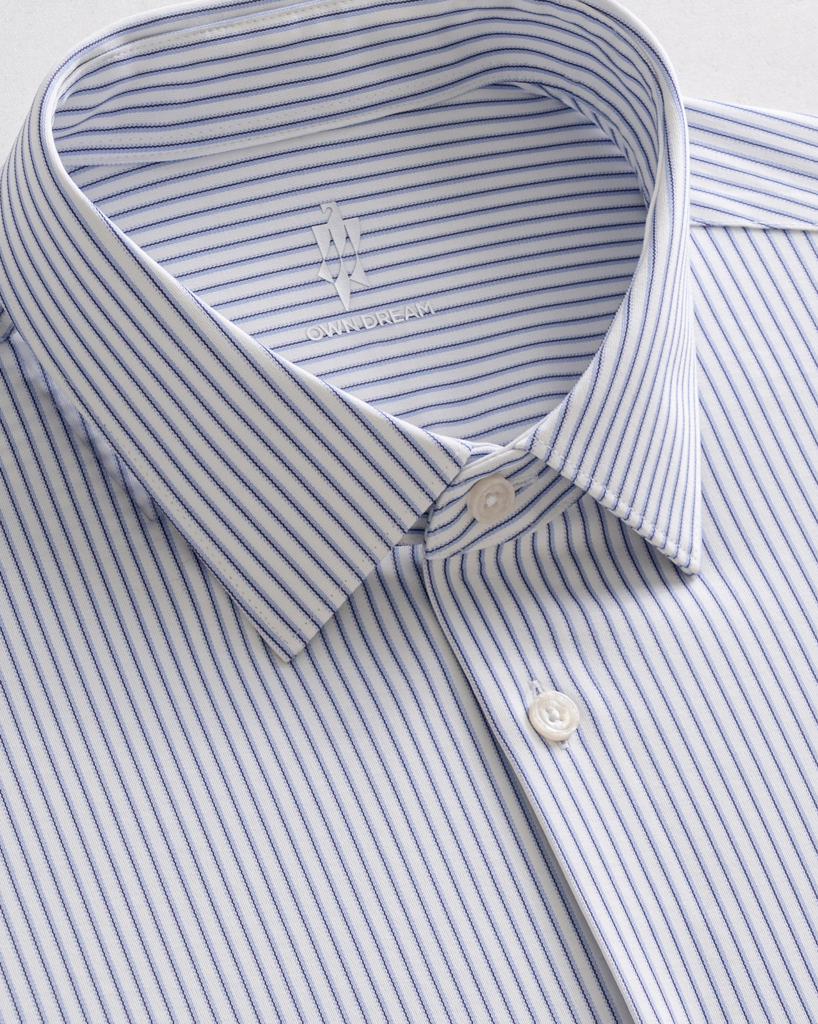 AirFlex Pro™ Prestige Comfort Stretch Shirt - Stream Blue Stripe
