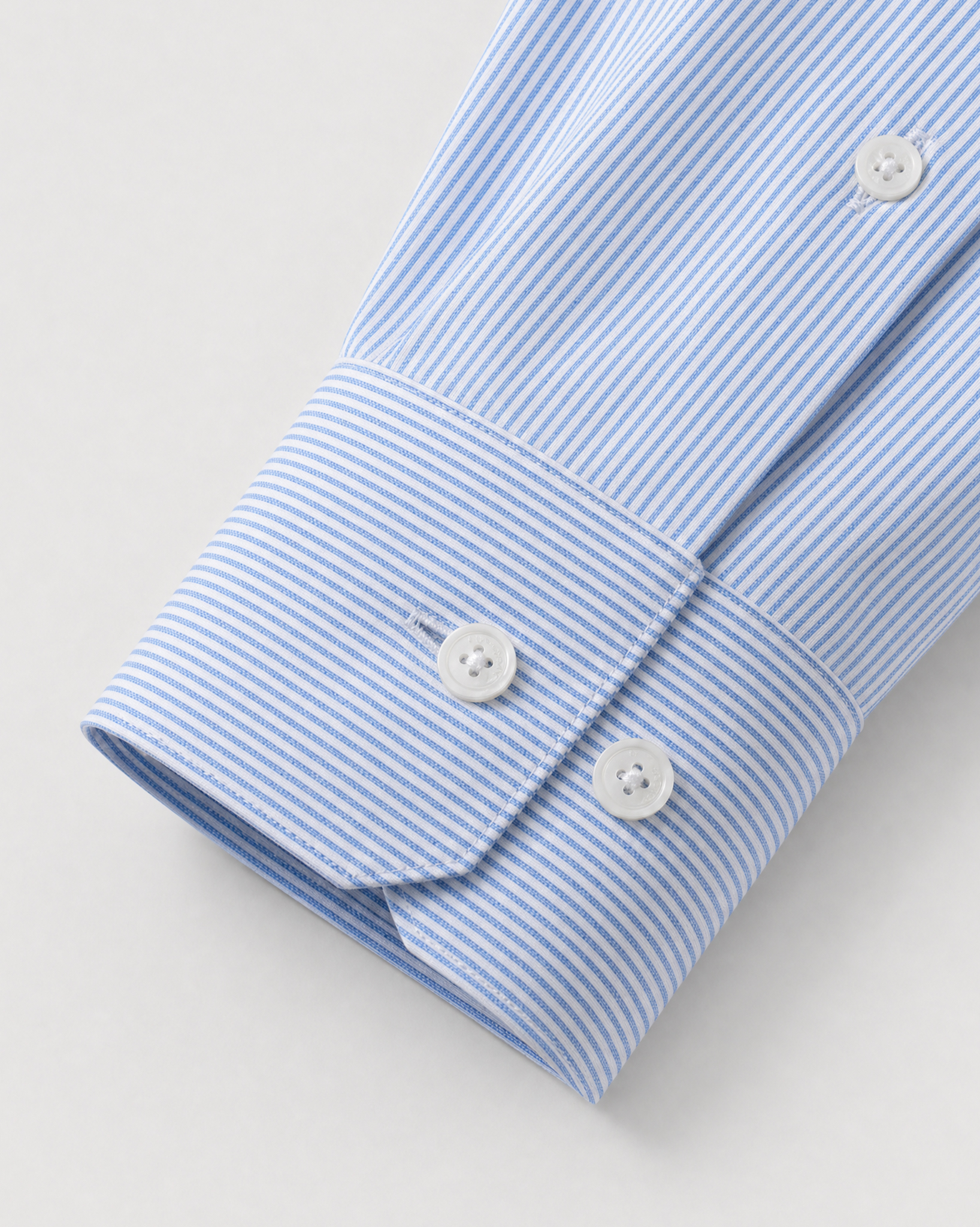 PimaCore™ Prestige Comfort Stretch Shirt - Glacier Blue Striped