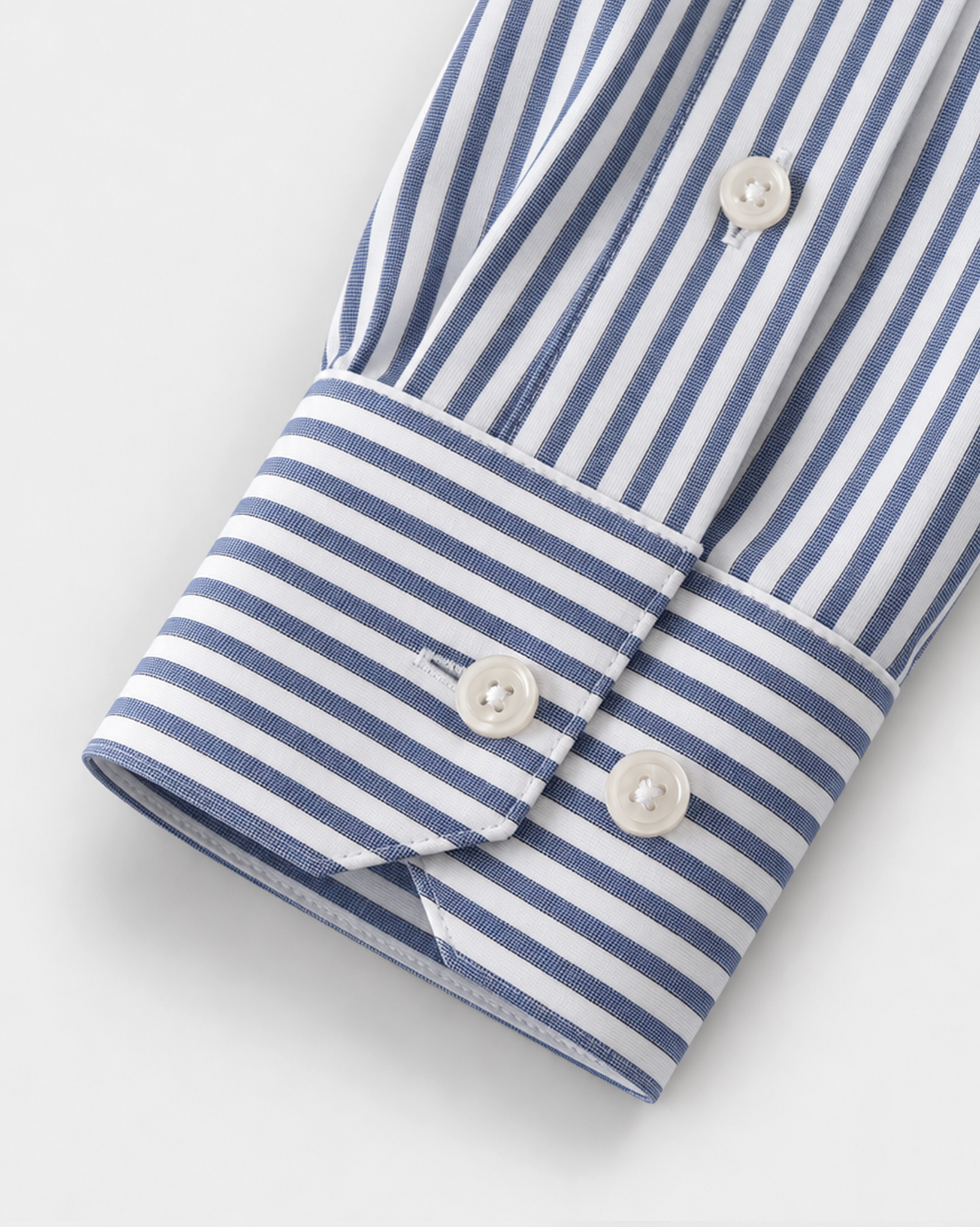 PimaCore™ Prestige Comfort Stretch Shirt - Pamir Blue Stripe