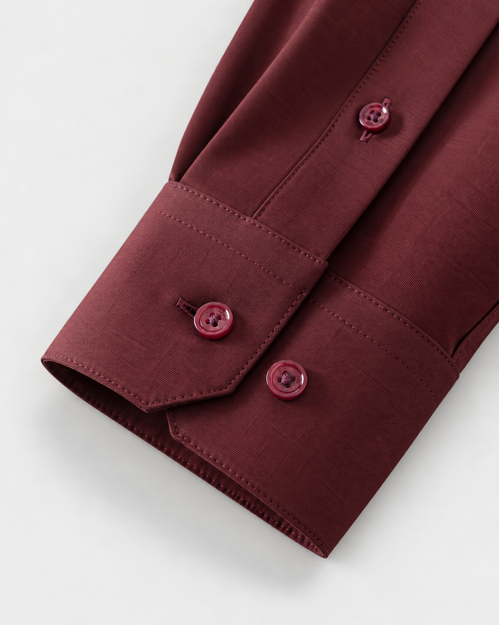 PimaCore™ Prestige Comfort Stretch Shirt - Deep Sangria Red