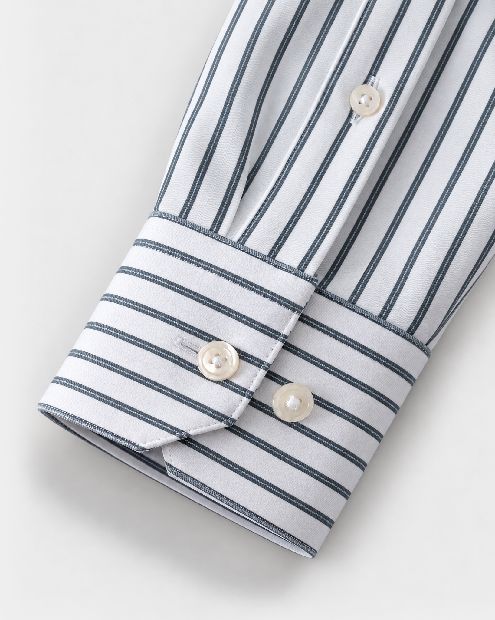 Prestige WarmTech Stretch Dress Shirt - Azure Blue Stripe