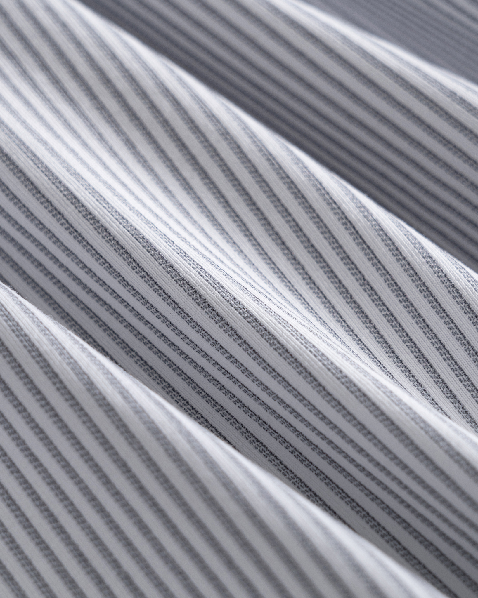 PimaCore™ Prestige Comfort Stretch Shirt - Drift Gray Striped