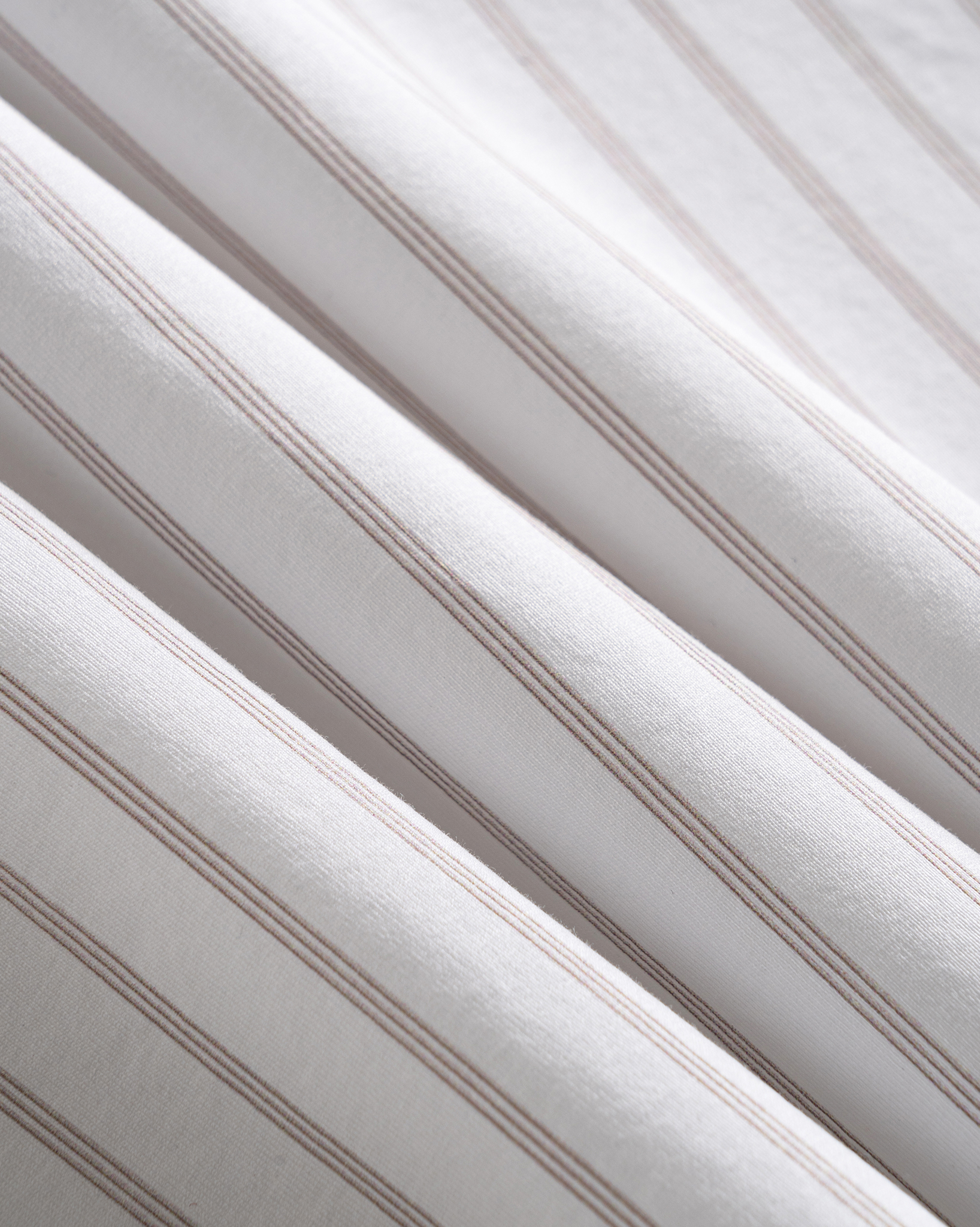 PimaCore™ Prestige Comfort Stretch Shirt - White Oak Ring Mocha Stripe