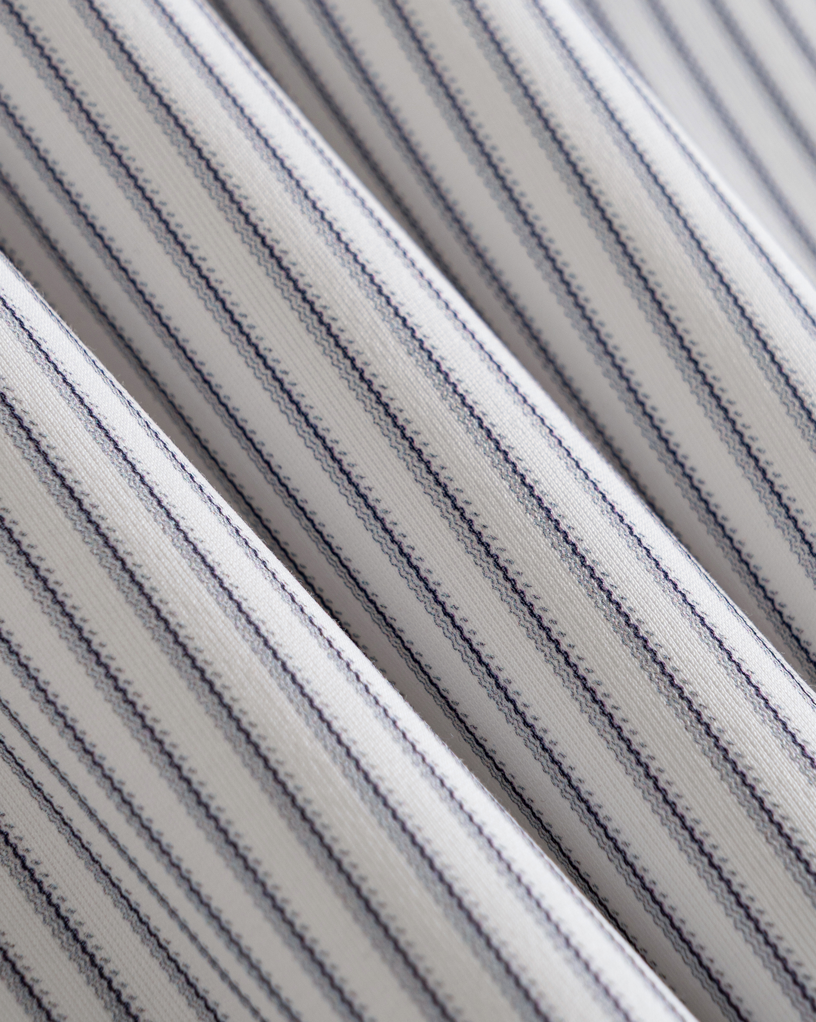 Breathable Stone Gray Stripe Stretch Shirt
