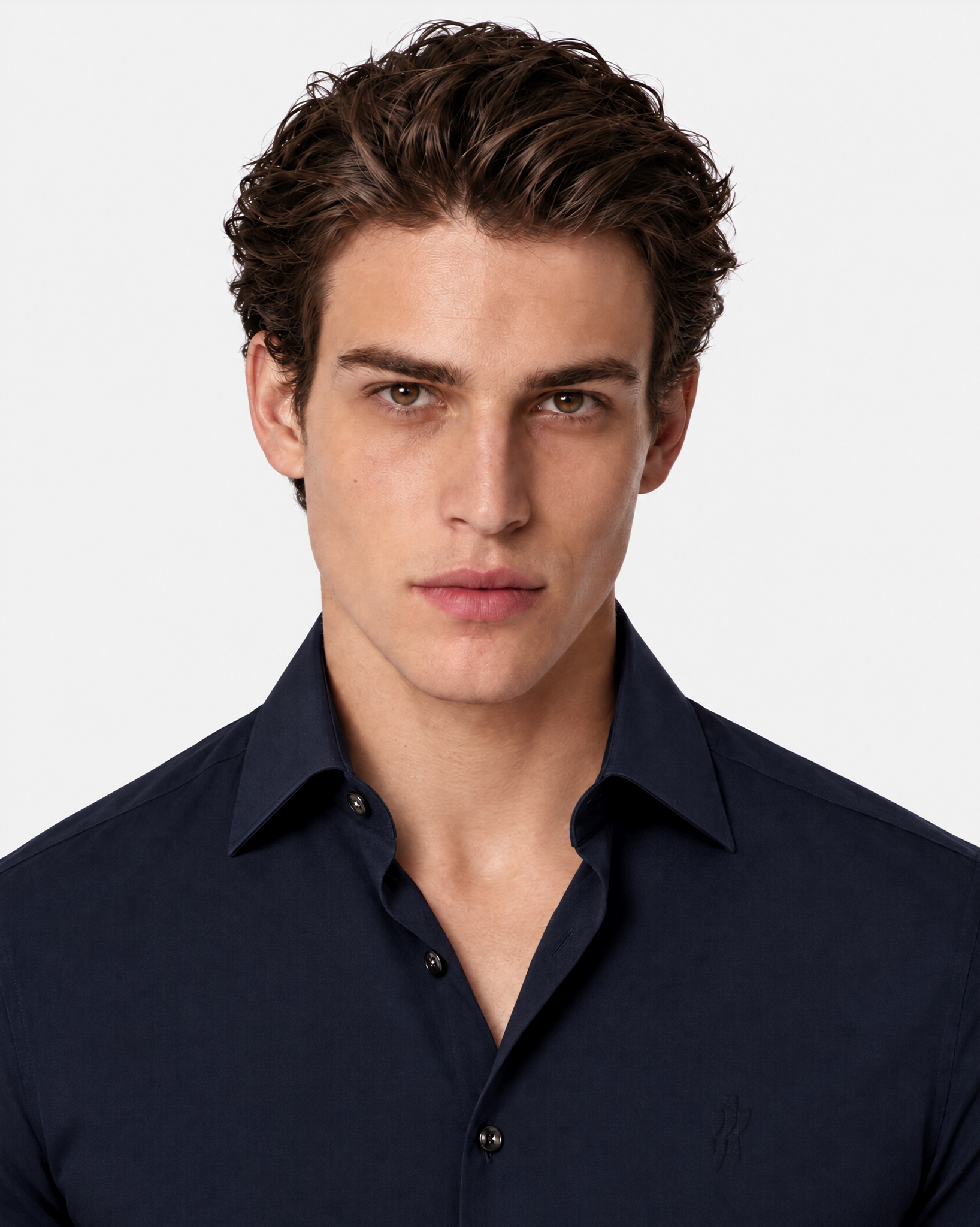 Prestige WarmTech Stretch Dress Shirt - Deep Navy