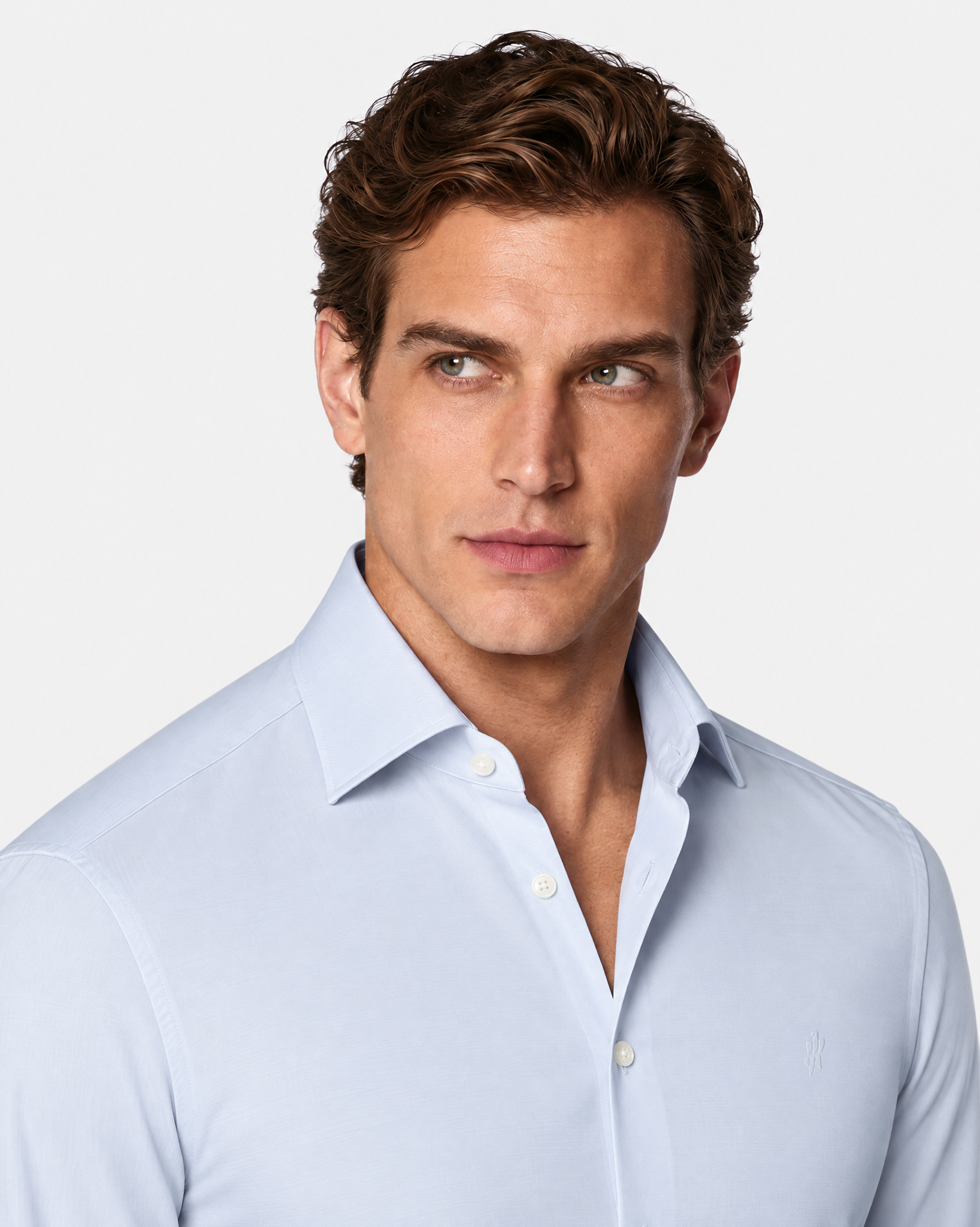 Prestige WarmTech Stretch Dress Shirt - Sky Blue