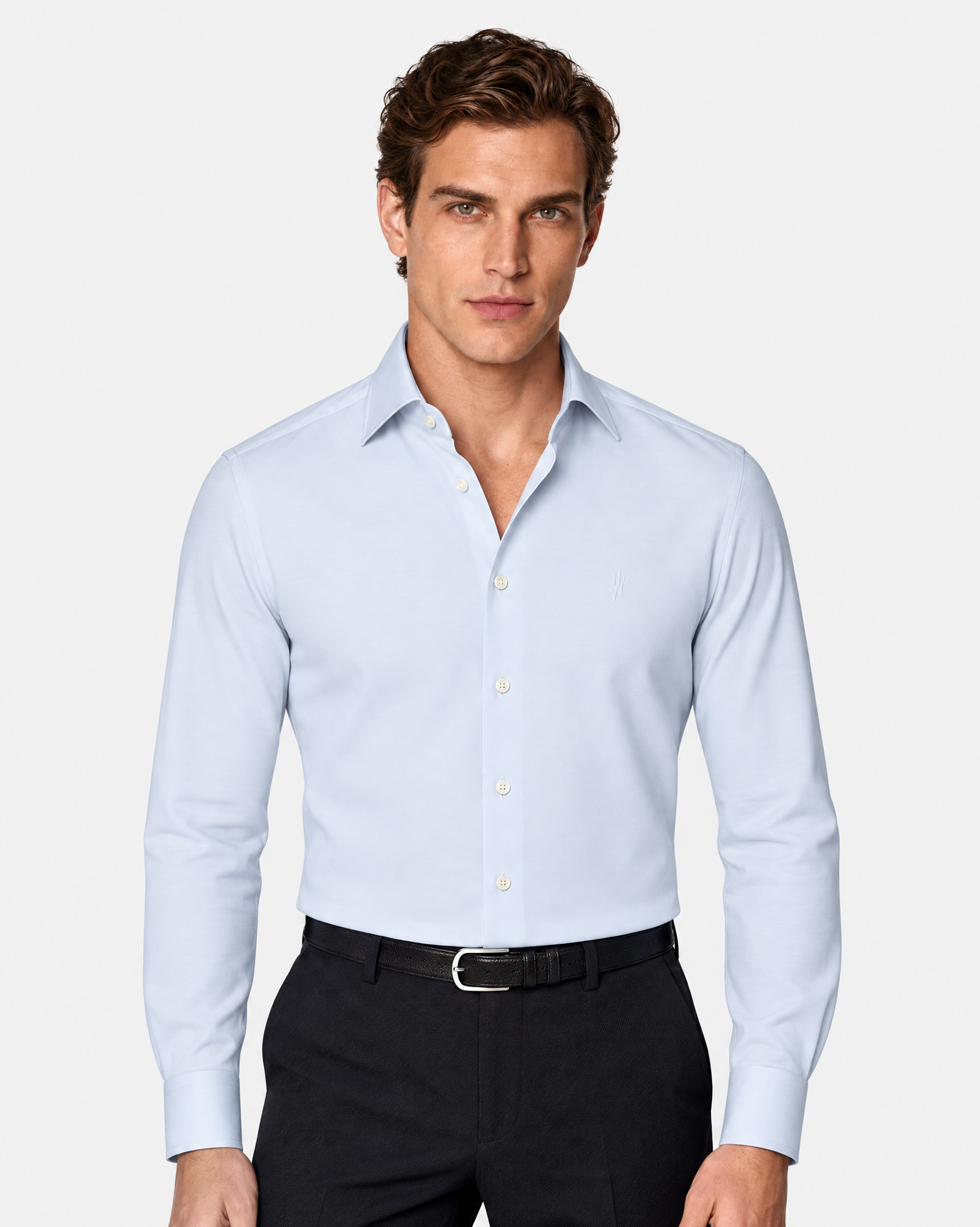 Prestige WarmTech Stretch Dress Shirt - Sky Blue