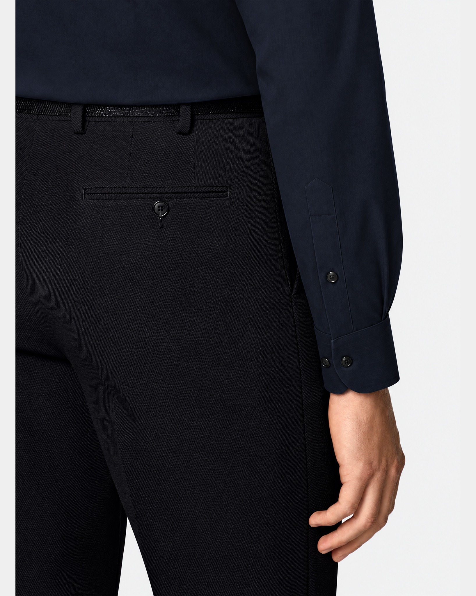 Prestige WarmTech Stretch Dress Shirt - Deep Navy