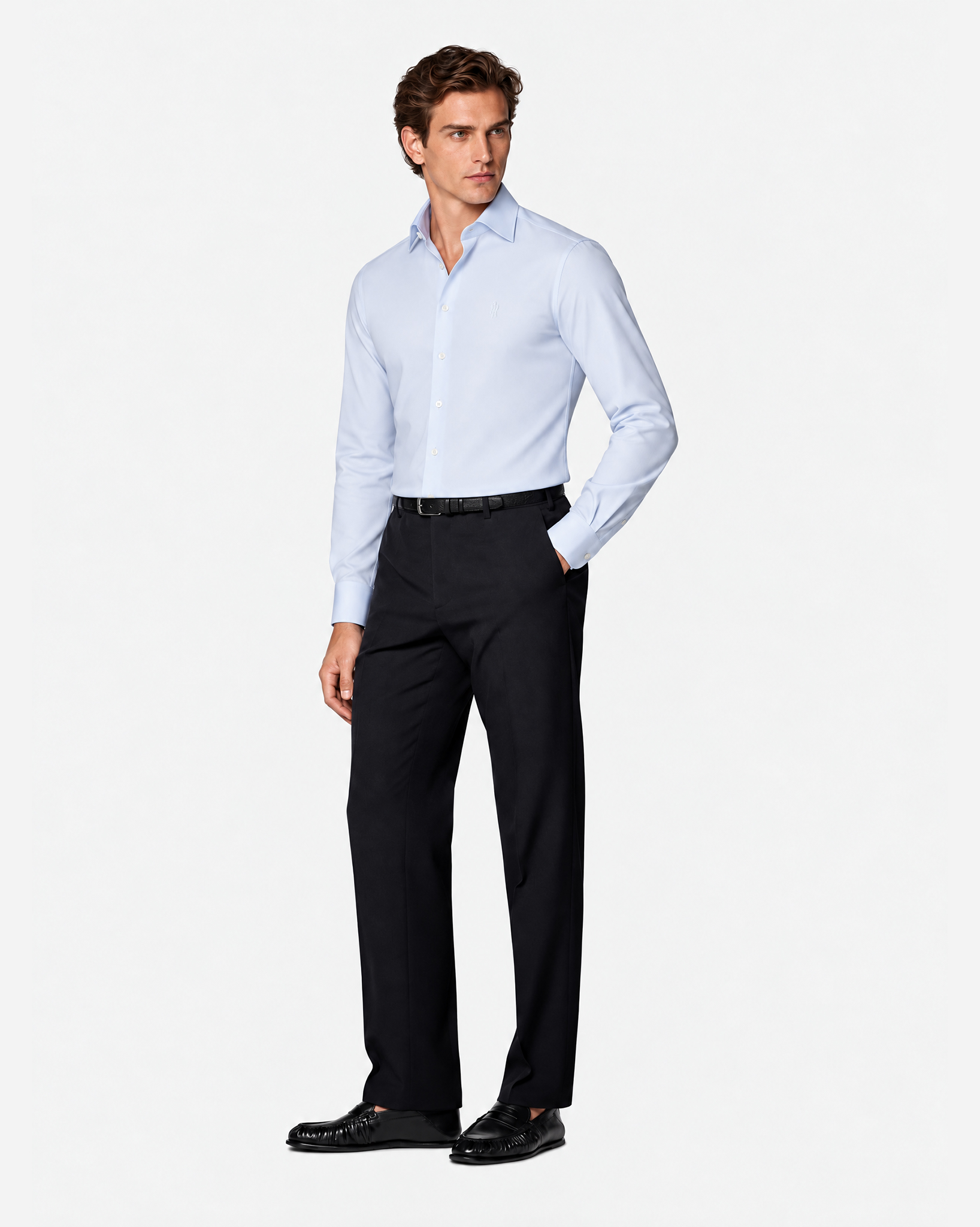 Prestige WarmTech Stretch Dress Shirt - Sky Blue