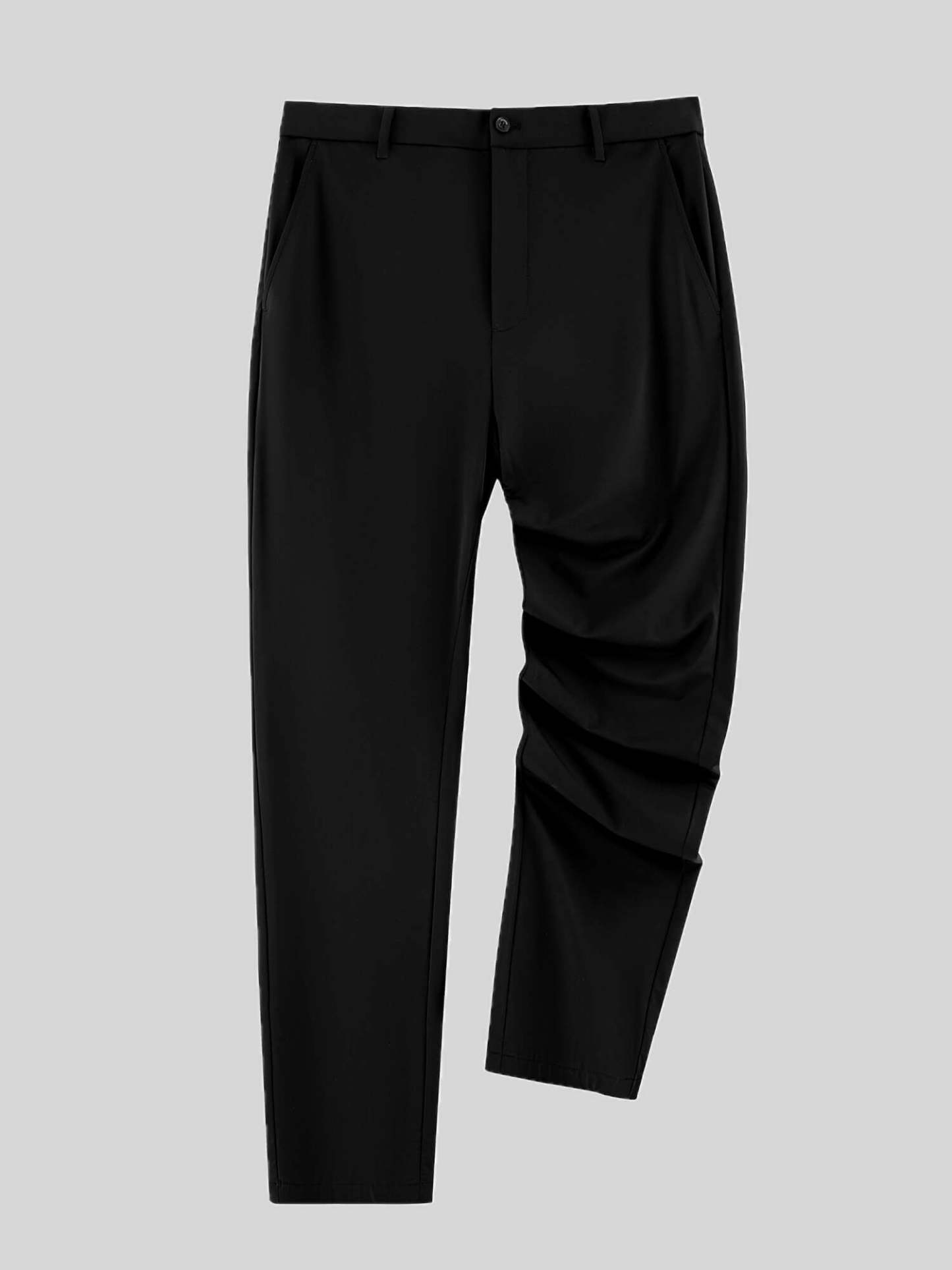 Night Sky Blue / Black Printed Cotton Stretch Dress Pants-OWN DREAM Shirts