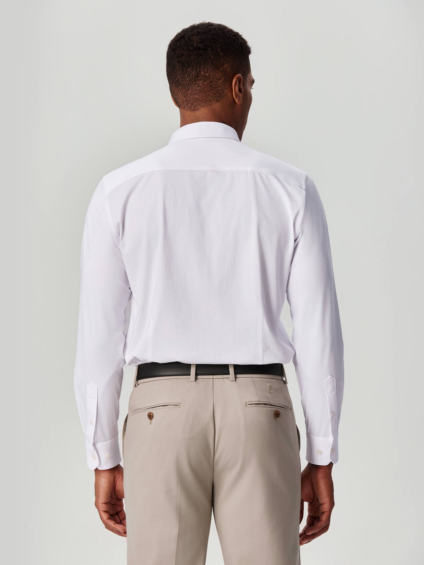 American Pima White Stretch Shirt