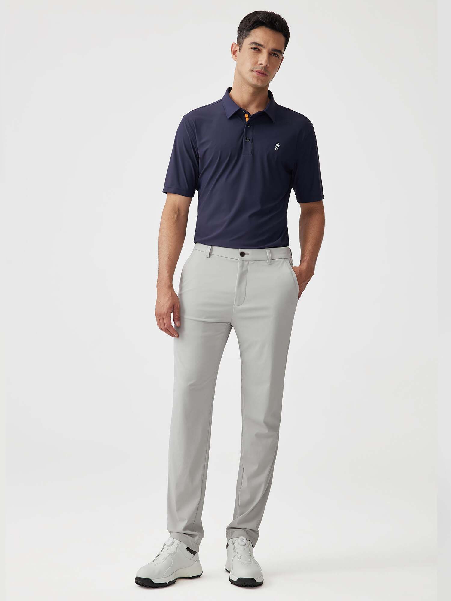 Golf Series Lead Grey Stretch Pants-OWN DREAM Shirts