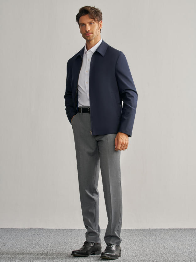 OWN DREAM Luxurious Soft White Stretch Shirt-Own Dream Shirts-Dress Shirts for Men