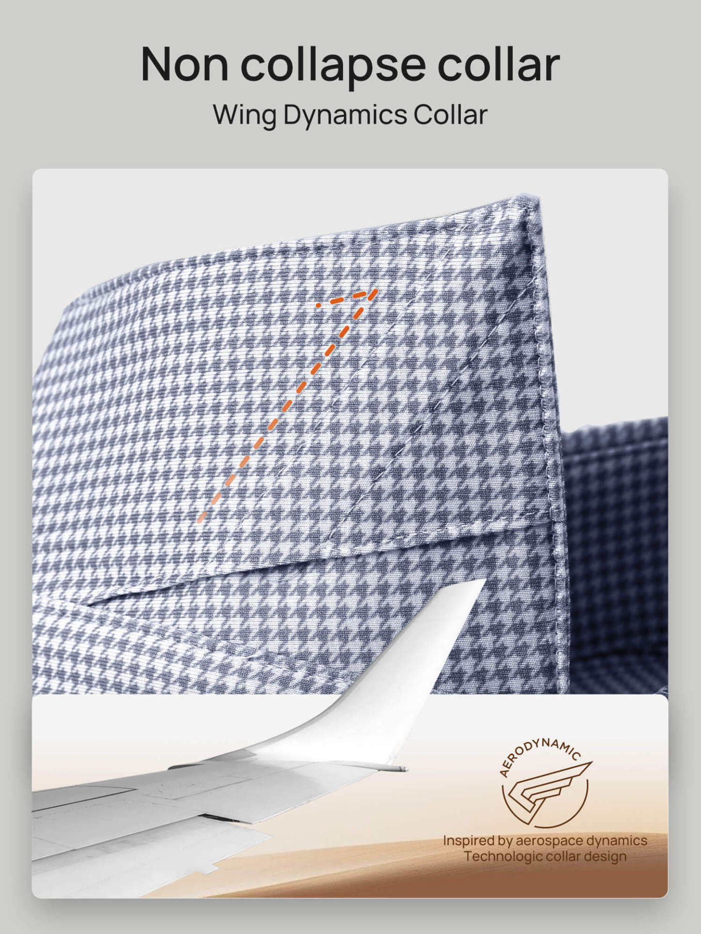 Luxurious Plaid Gray Stretch Shirt