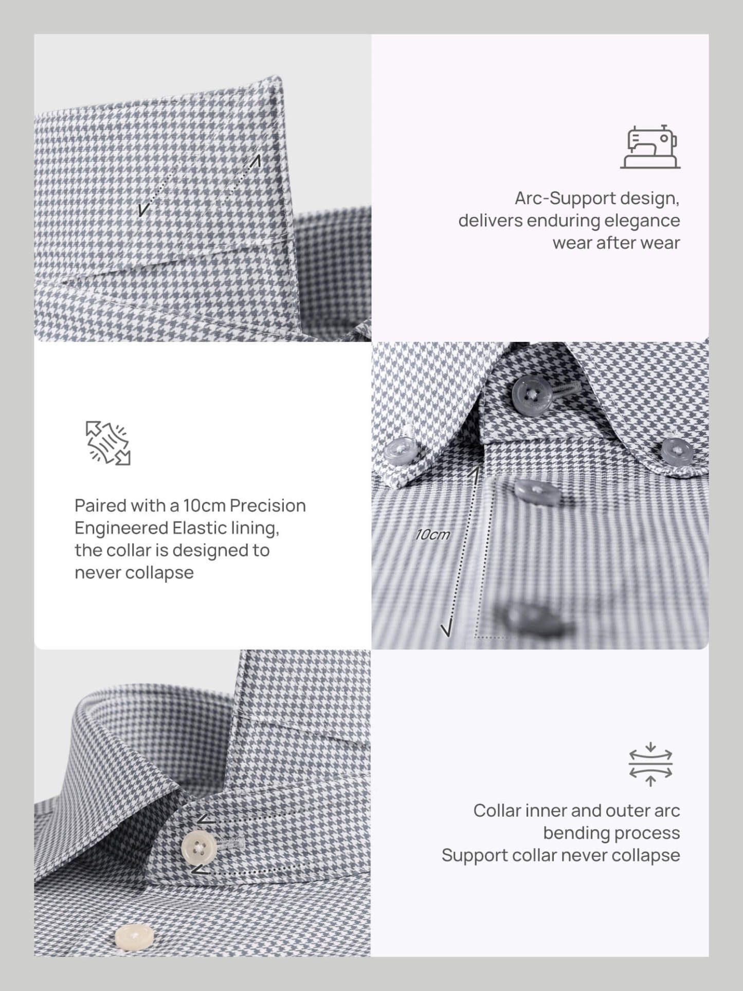Sky City Plaid Luxury Soft Stretch Shirt