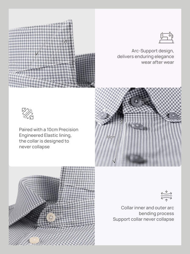 Sky City Plaid Luxury Soft Stretch Shirt