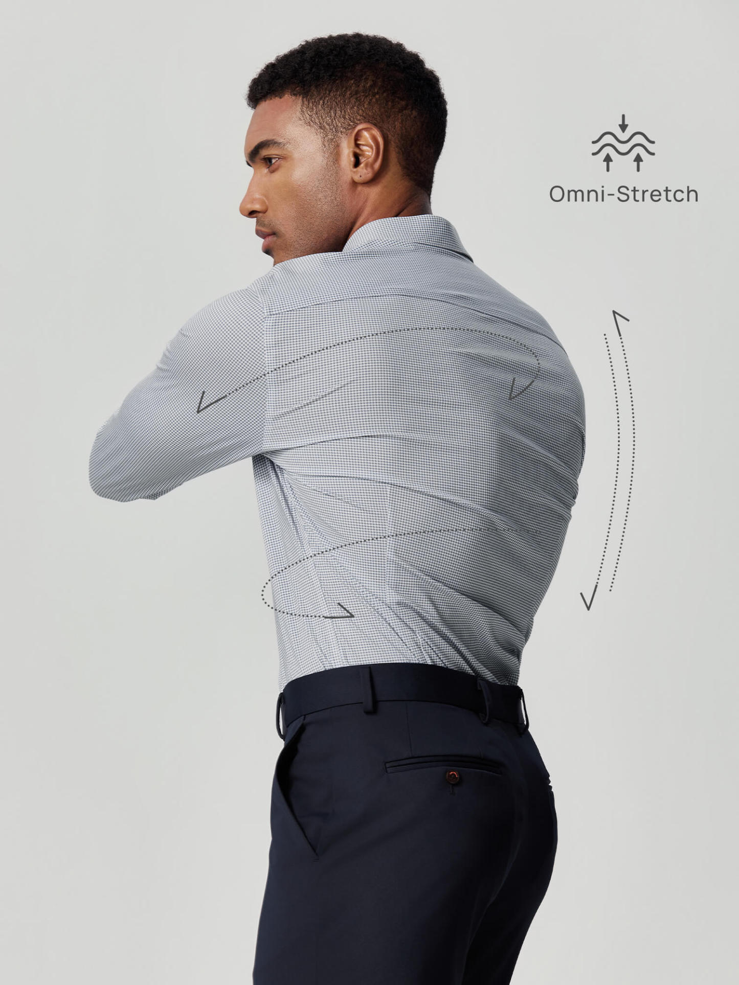 Sky City Plaid Luxury Soft Stretch Shirt