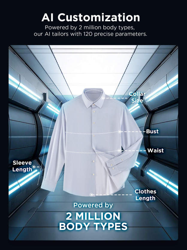 S30 Frost Mist Blue High-Stretch Shirt