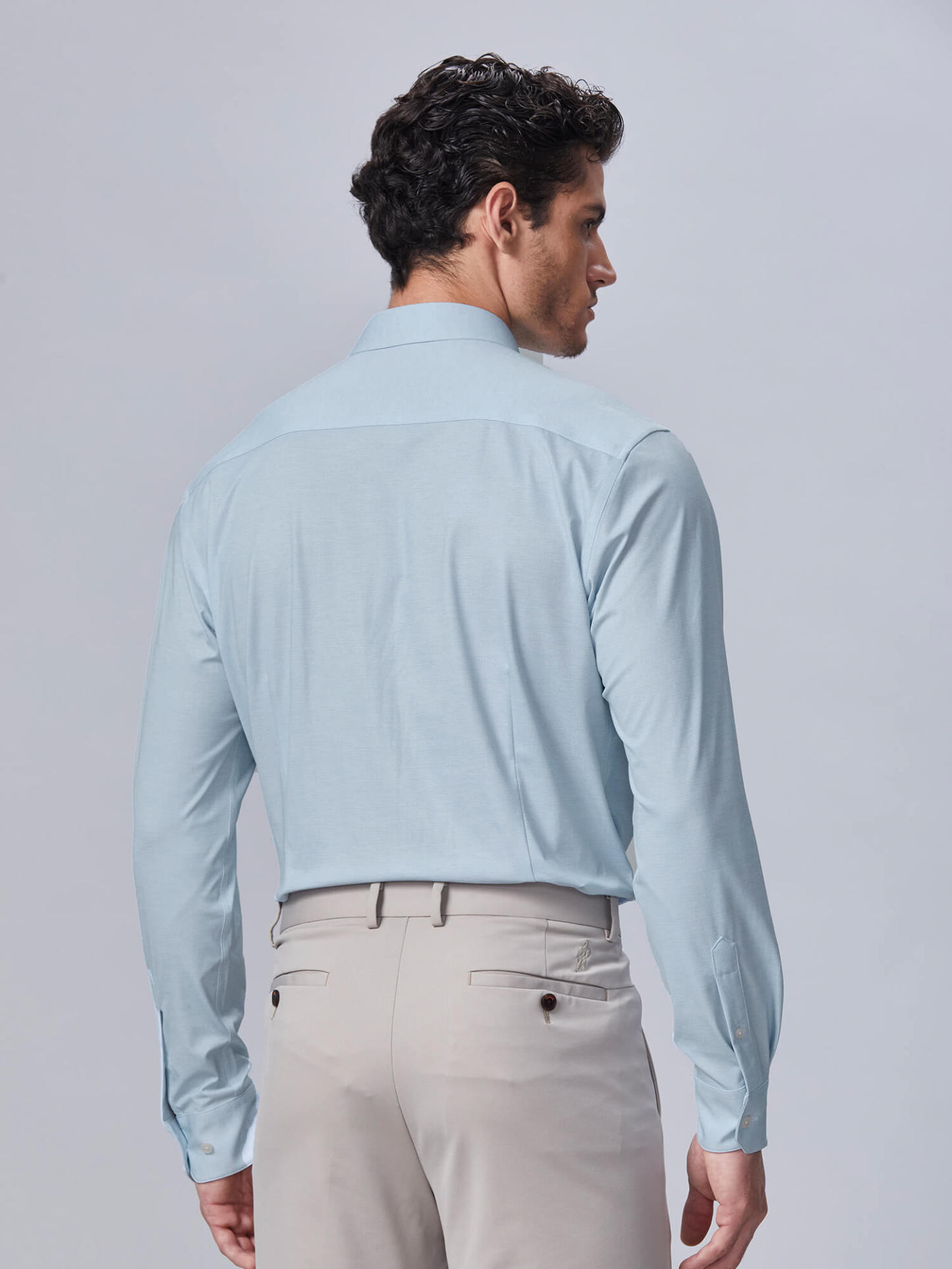 S30 Moss Green High-Stretch Shirt