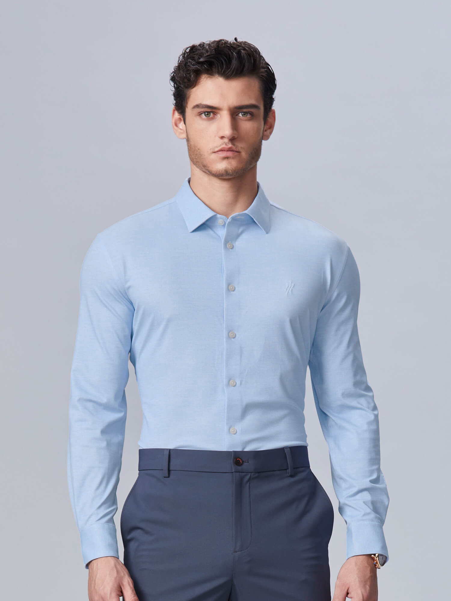 S30 Sicilian Blue High-Stretch Shirt