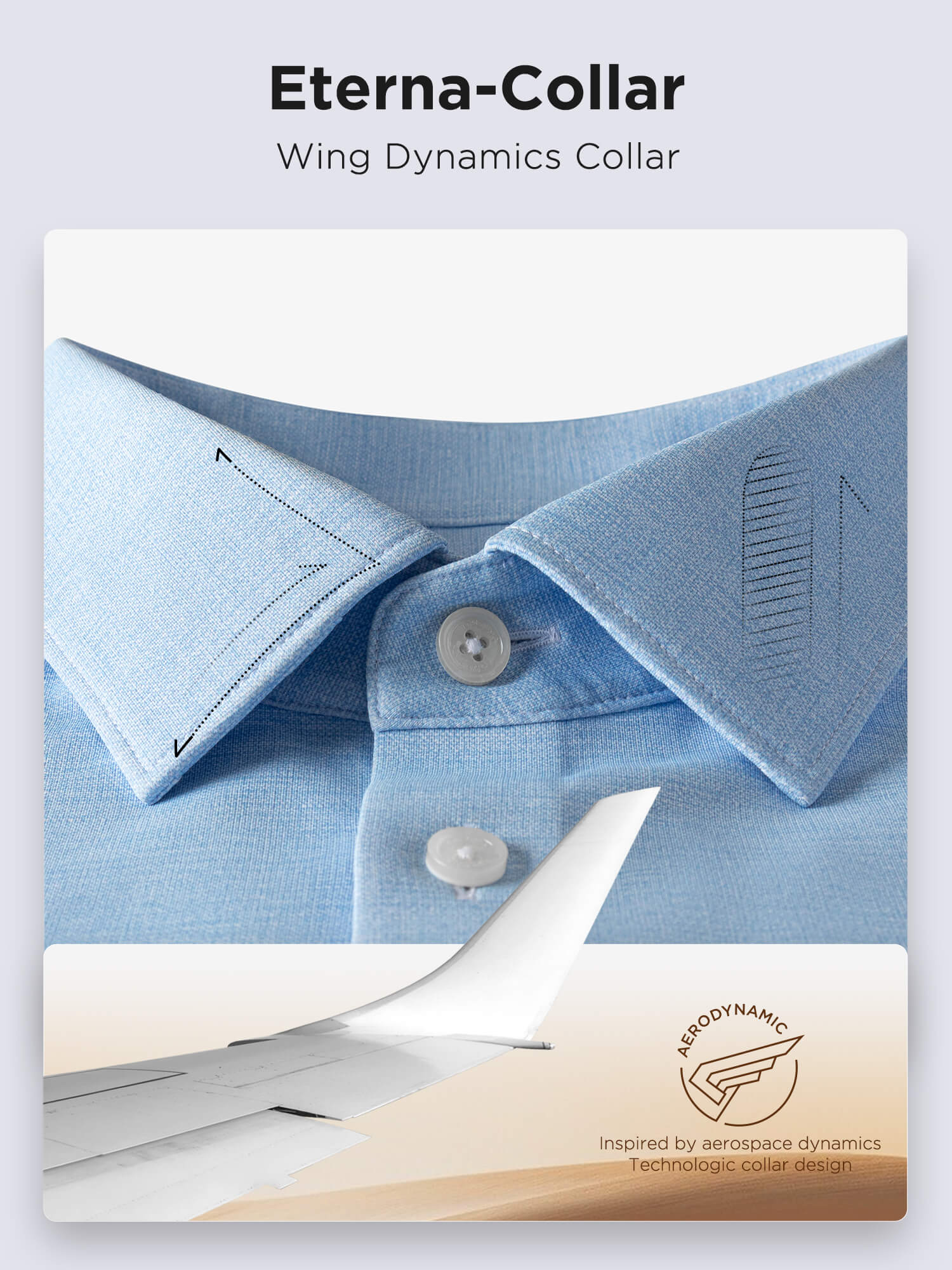 S30 Sicilian Blue High-Stretch Shirt-Own Dream Shirts-Dress Shirts for Men