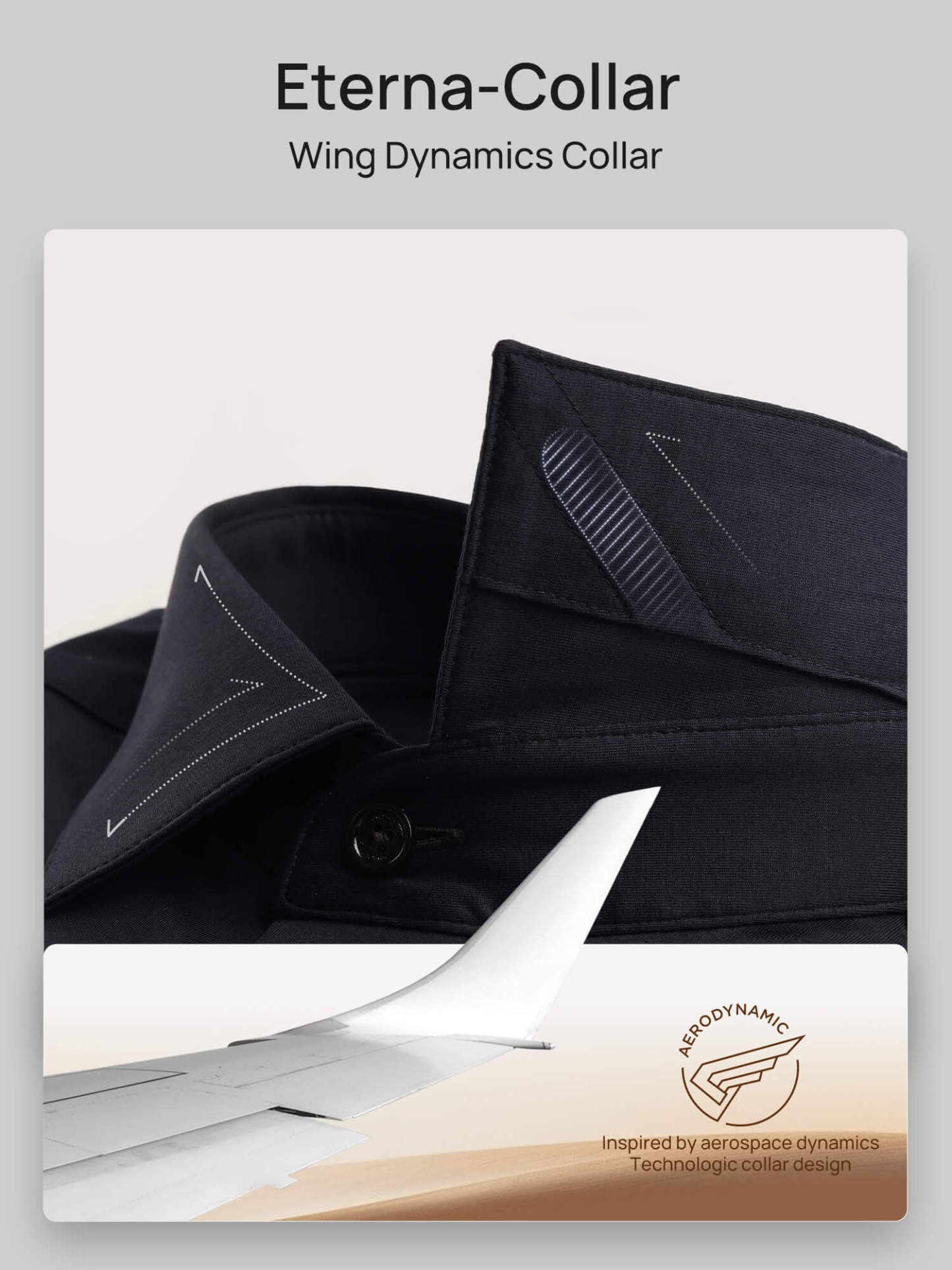 100S Thread Count Stretch Supima Dark Blue Shirt
