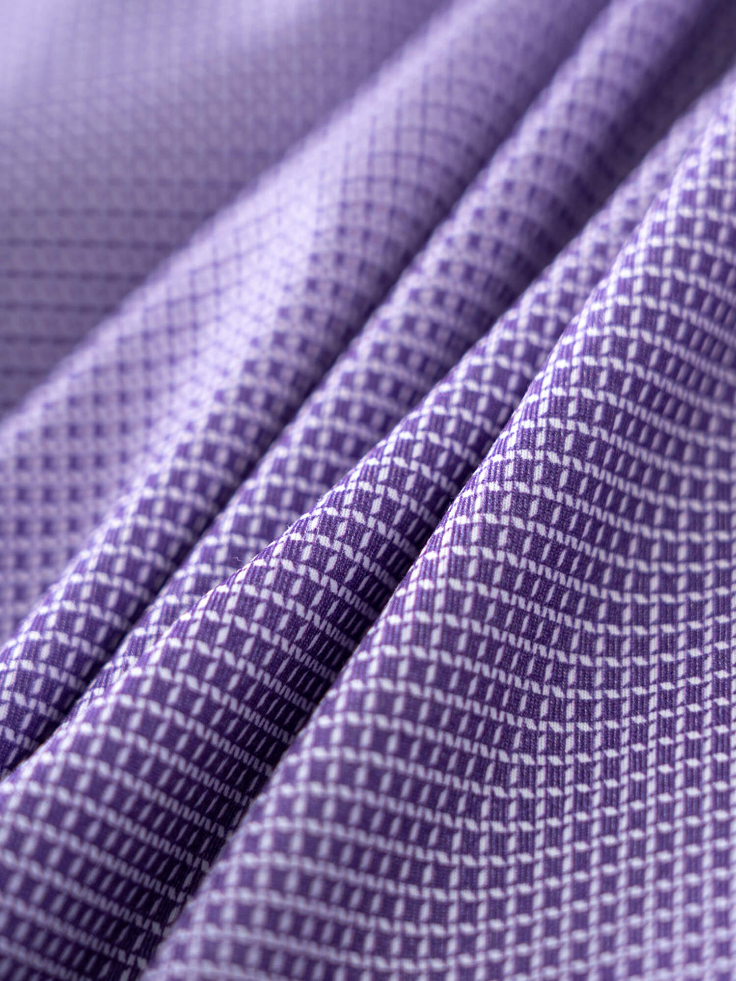 Purple Plaid Stretch Shirt-OWN DREAM Shirts