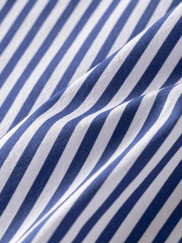 London Blue Striped High-Stretch Shirt-Own Dream Shirts-Dress Shirts for Men