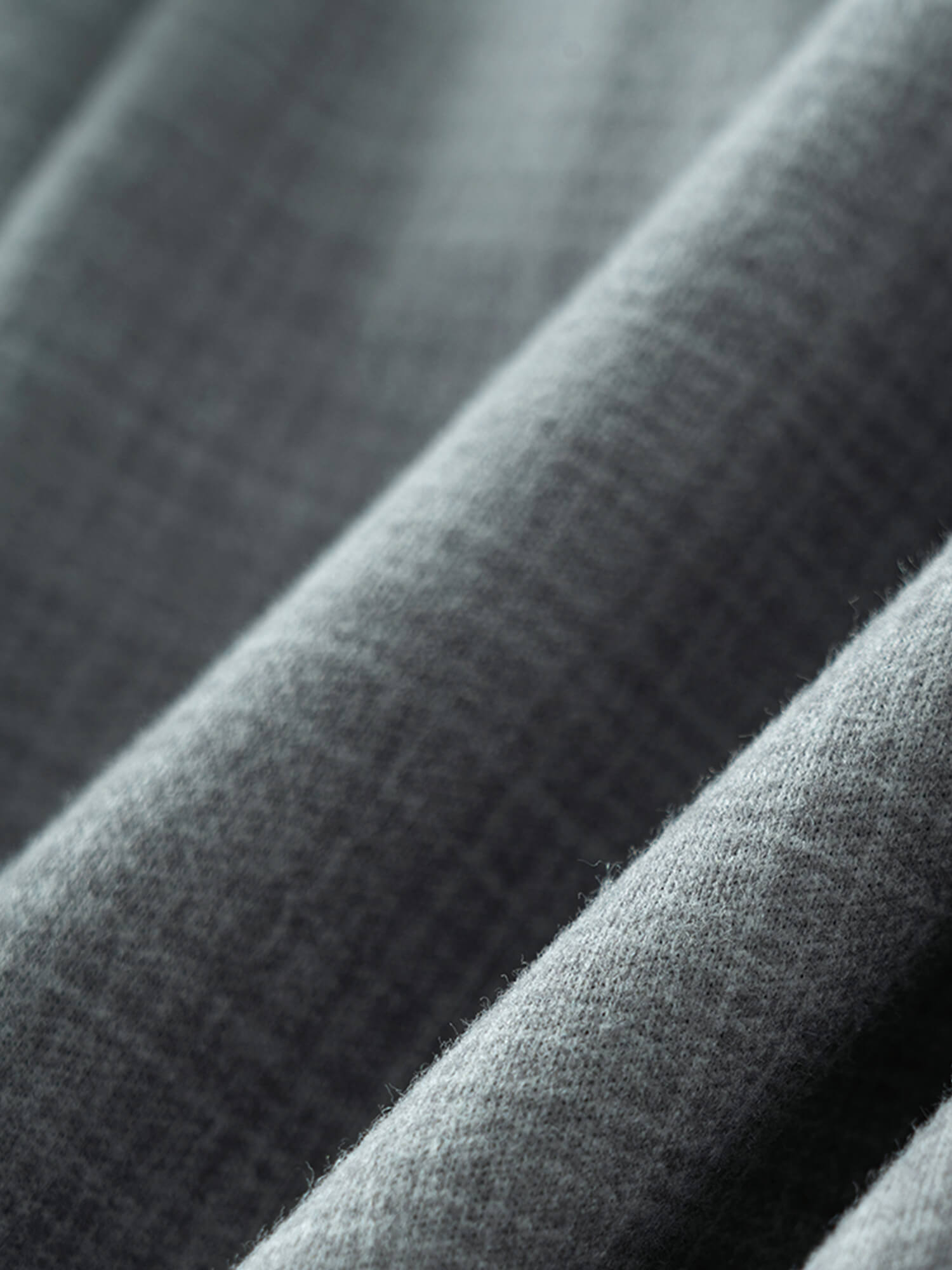 Silver Grey Cashmere Stretch Shirt-OWN DREAM Shirts