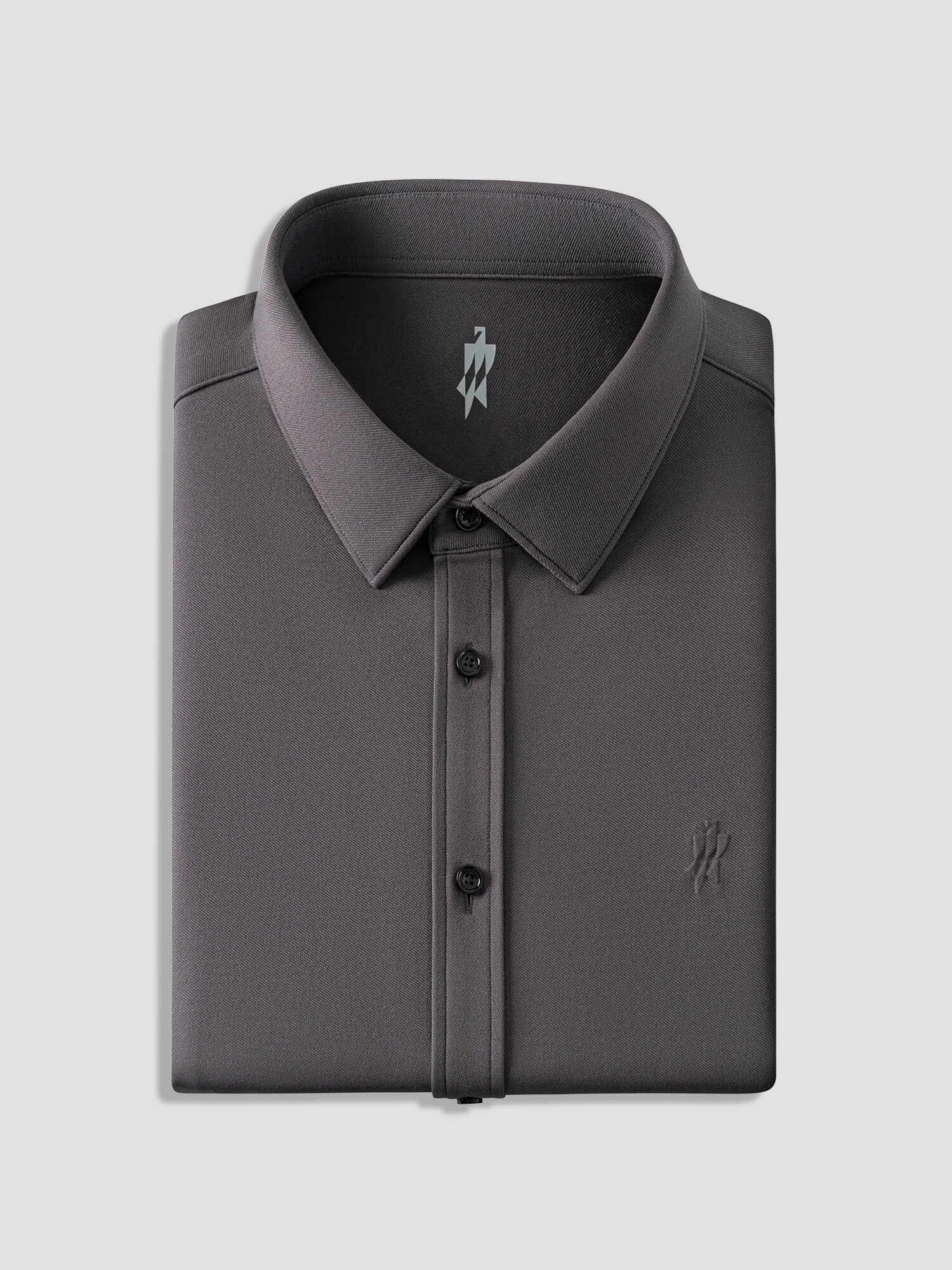 Rustic Brown Cashmere Stretch Shirt-OWN DREAM Shirts