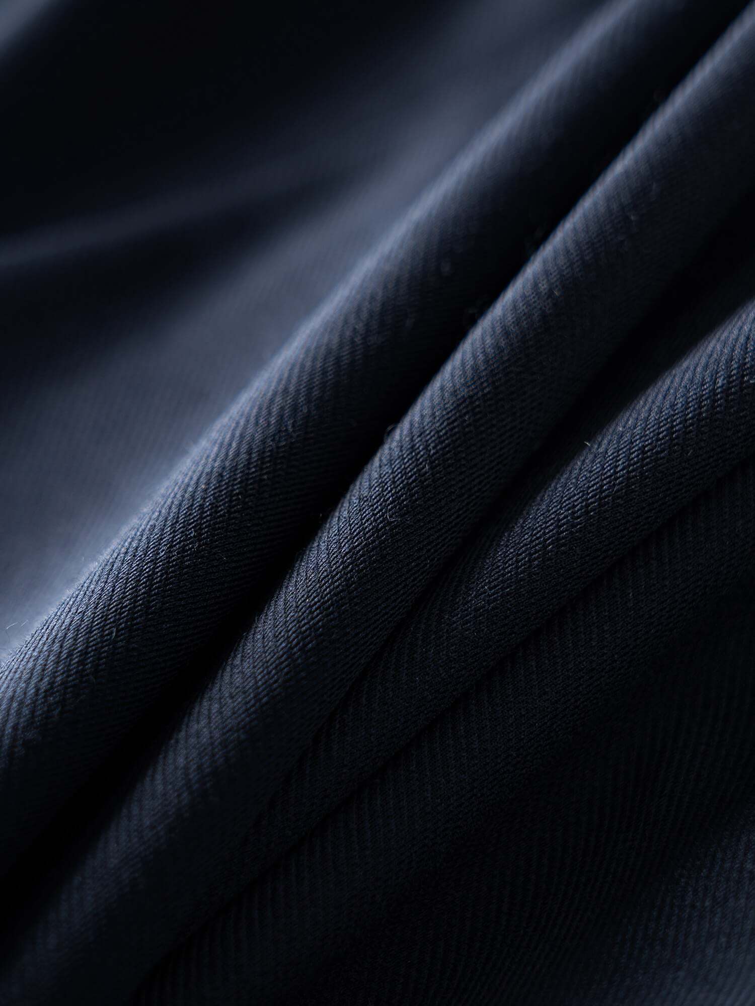 Dark Blue Cashmere Stretch Shirt-OWN DREAM Shirts