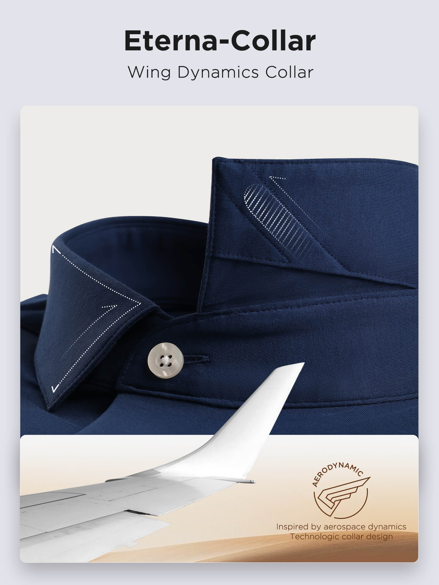 S50 Dusk Brocade Blue High-Stretch Shirt