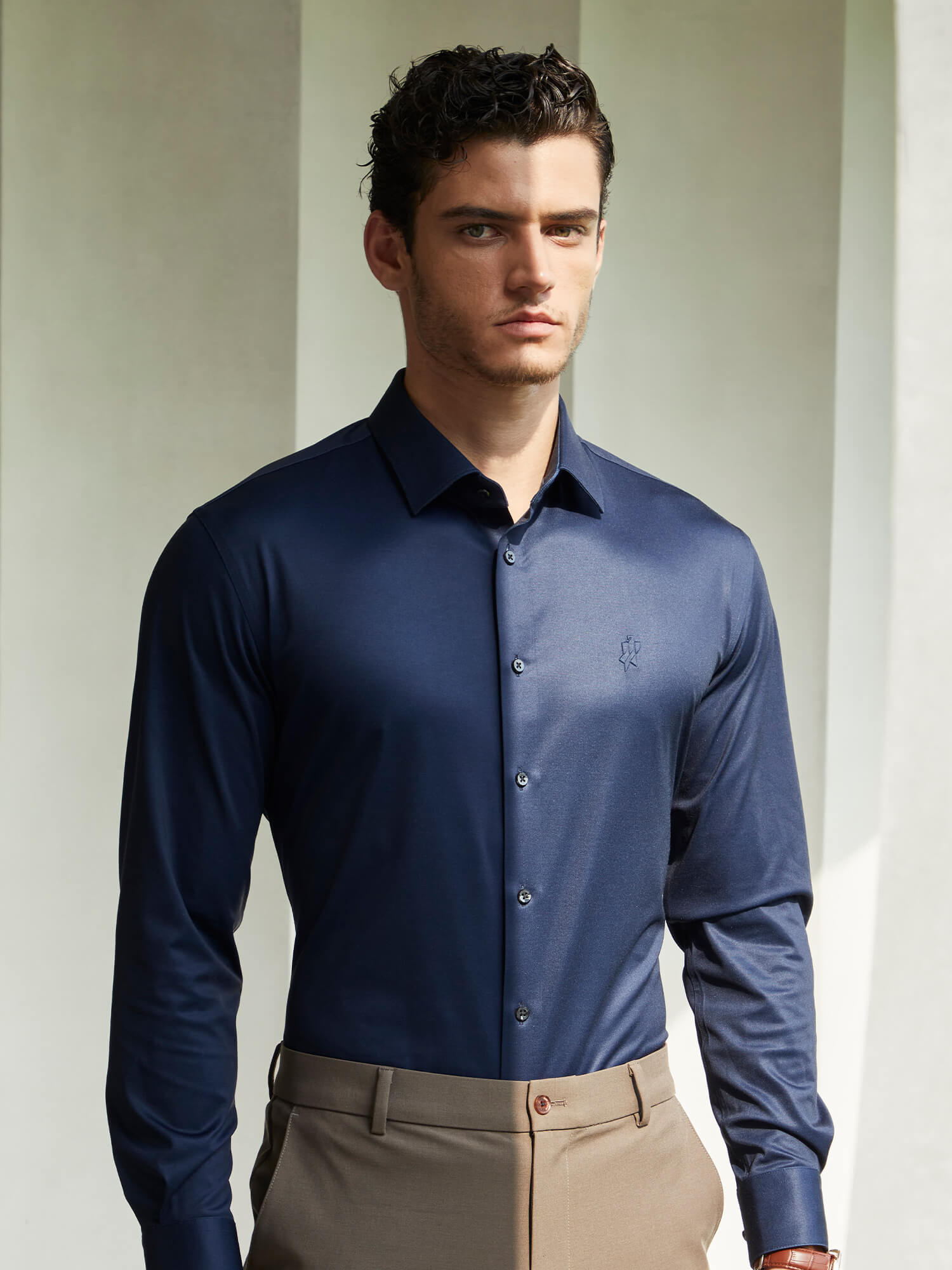 S50 Glazed Sapphire High-Stretch Shirt