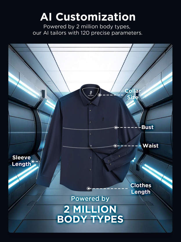 S50 Glazed Sapphire High-Stretch Shirt