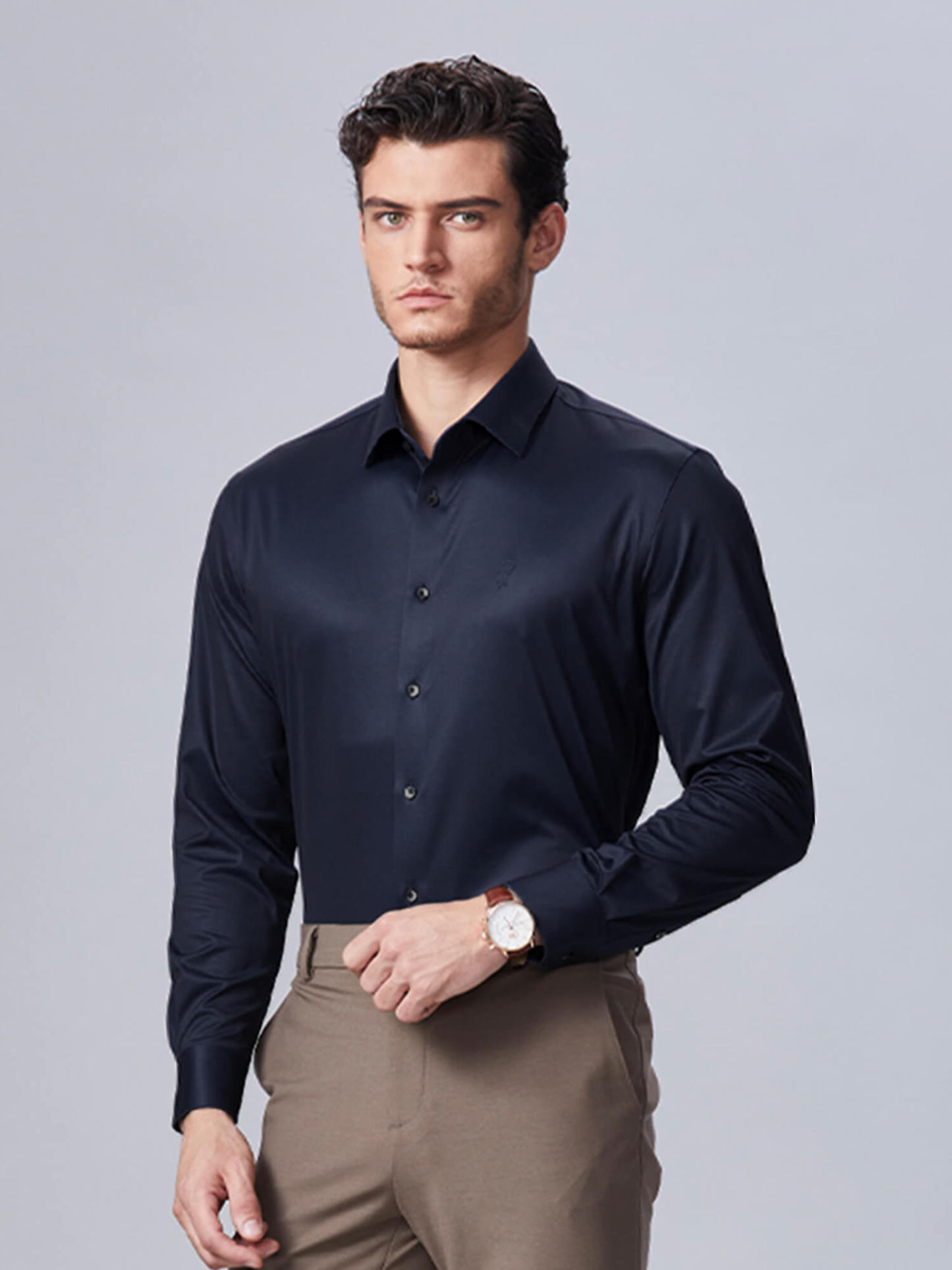 S50 Glazed Sapphire High-Stretch Shirt