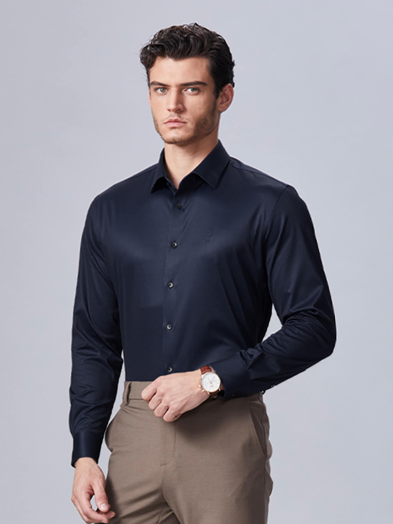 S50 Glazed Sapphire High-Stretch Shirt
