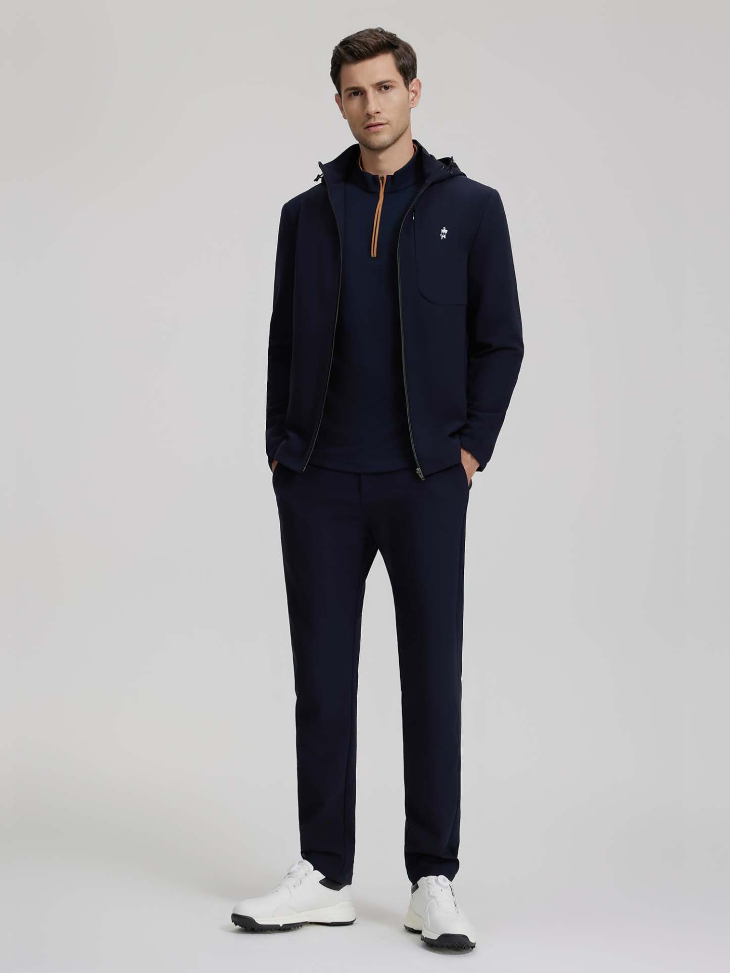 Dark Blue Outdoor Stretch Casual Pants-OWN DREAM Shirts
