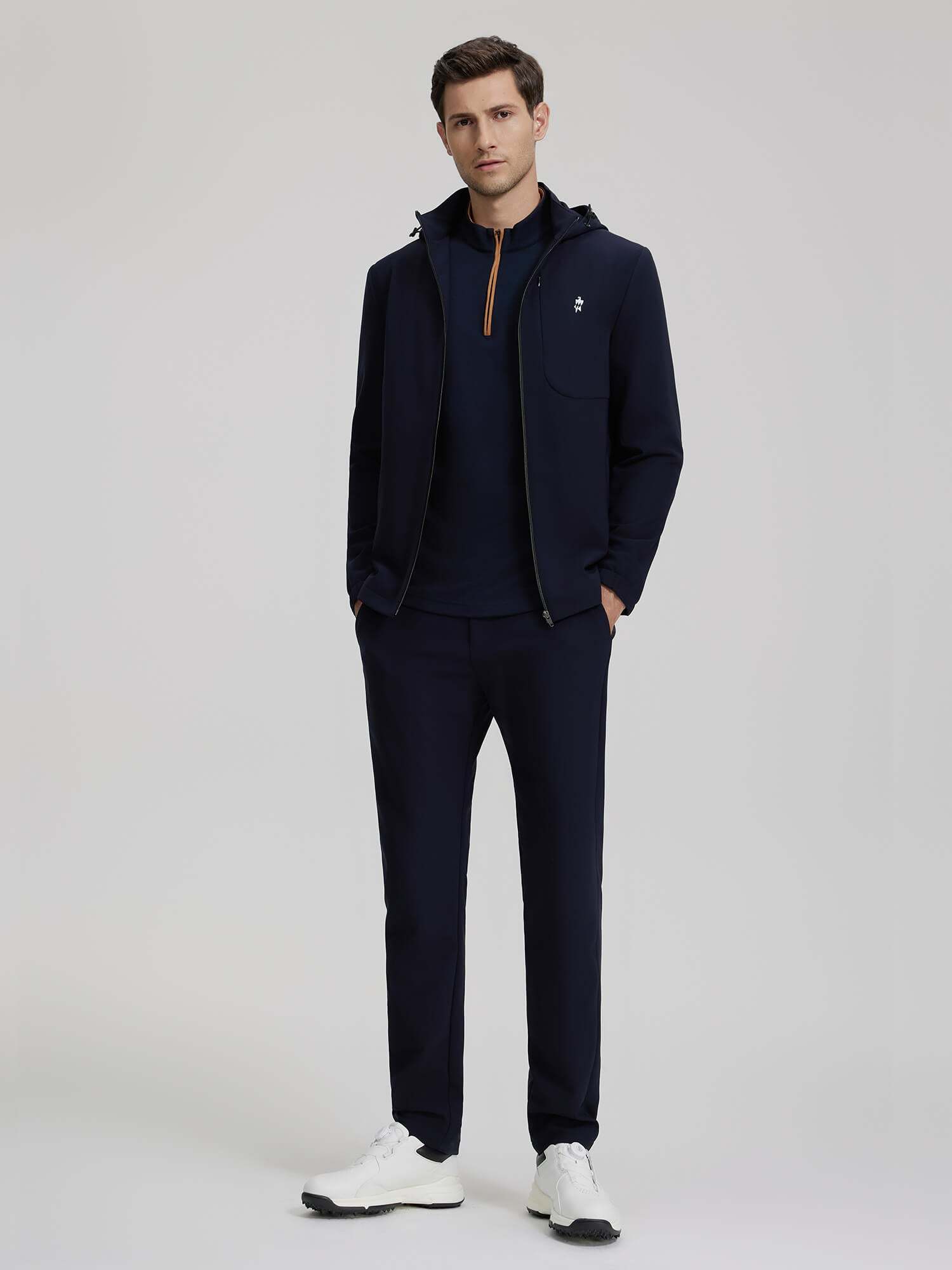Dark Blue Outdoor Stretch Casual Pants-OWN DREAM Shirts