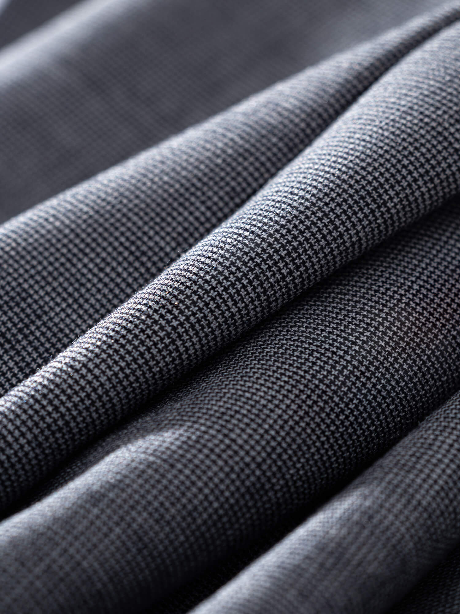 Onyx Gray Wool Stretch Suit Pants-Own Dream Shirts-Dress Shirts for Men