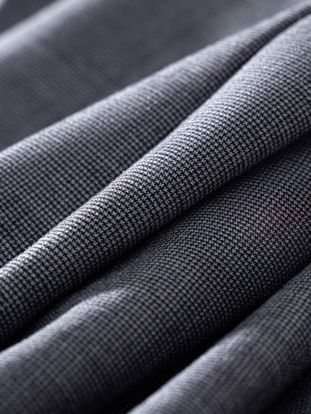 Onyx Gray Wool Stretch Suit Pants-OWN DREAM Shirts